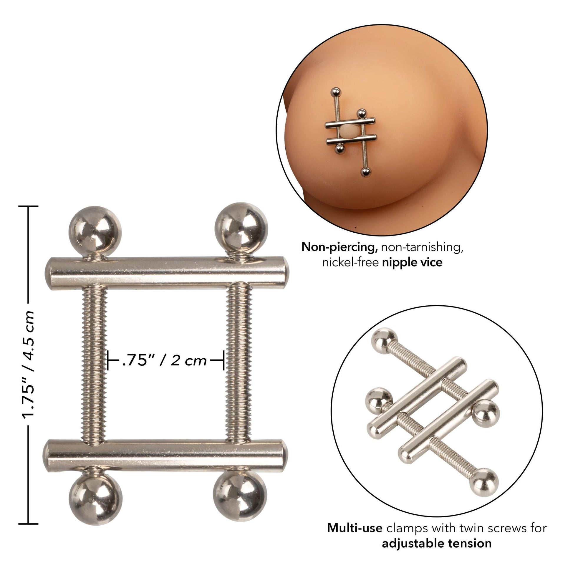 Nipple Grips Crossbar Nipple Vices - Not Very Vanilla