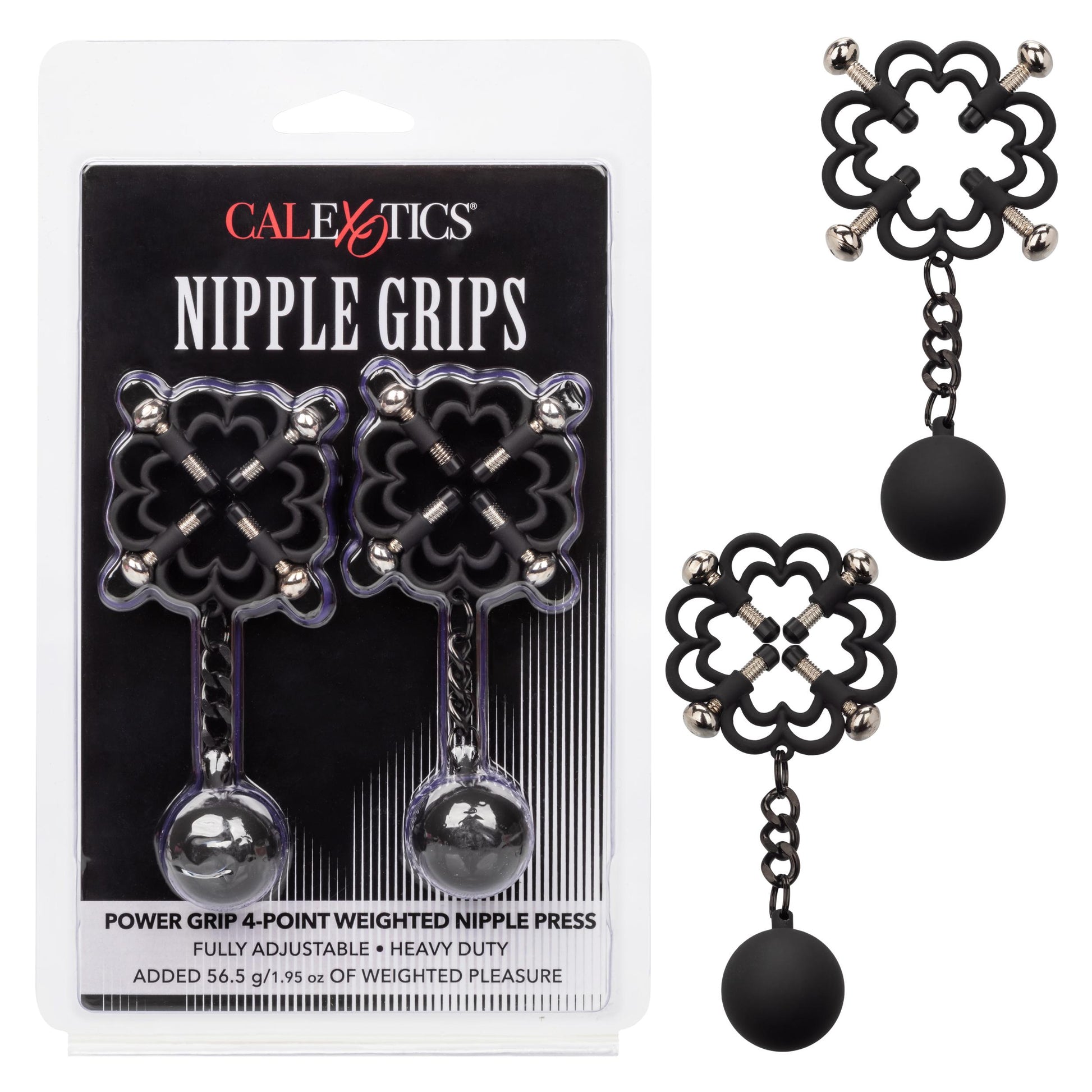 Nipple Grips Power Grip 4-Point Weighted Nipple Press - Not Very Vanilla