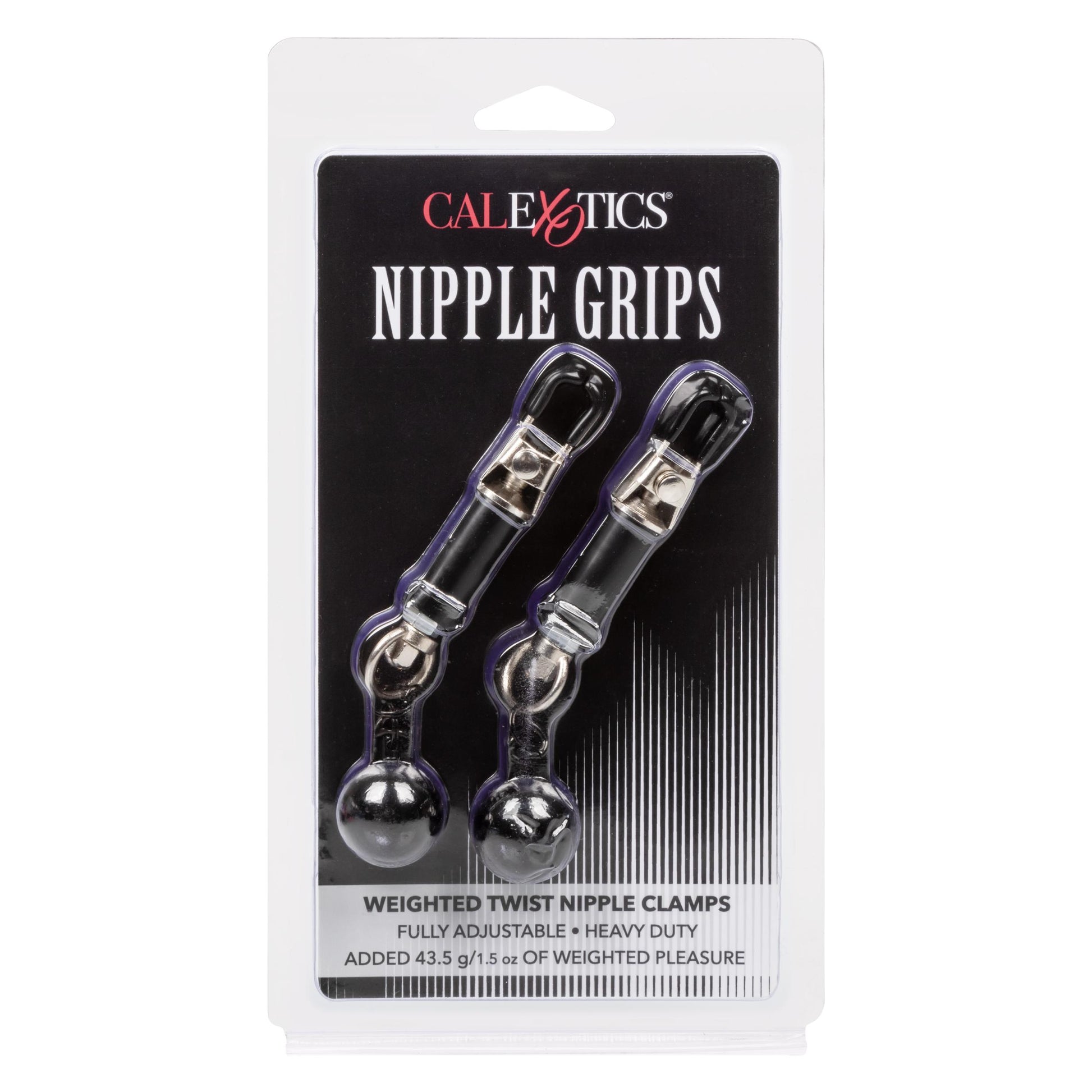 Nipple Grips Weighted Twist Nipple Clamps - Not Very Vanilla