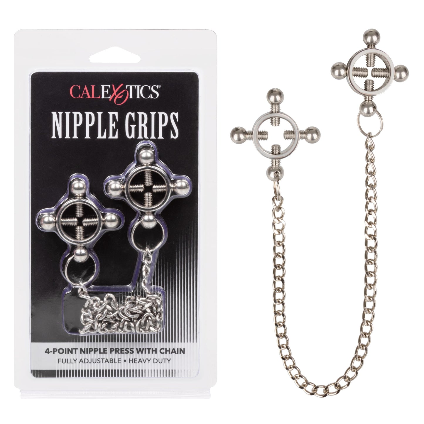 Nipple Grips 4-Point Nipple Press With Chain - Not Very Vanilla