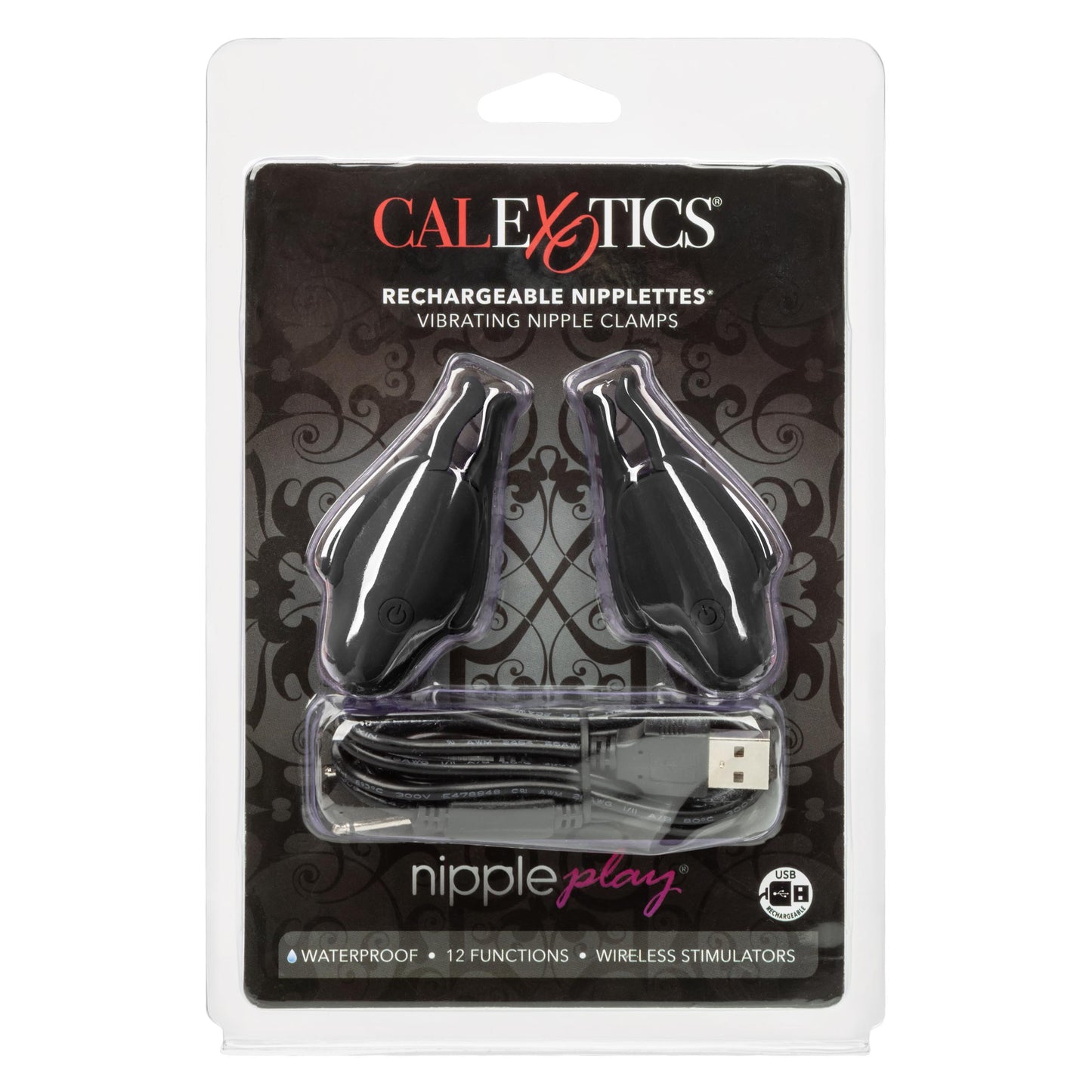 Nipple Play Rechargeable Nipplettes - Black - Not Very Vanilla