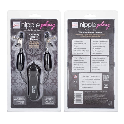 Vibrating Nipple Clamps - Not Very Vanilla