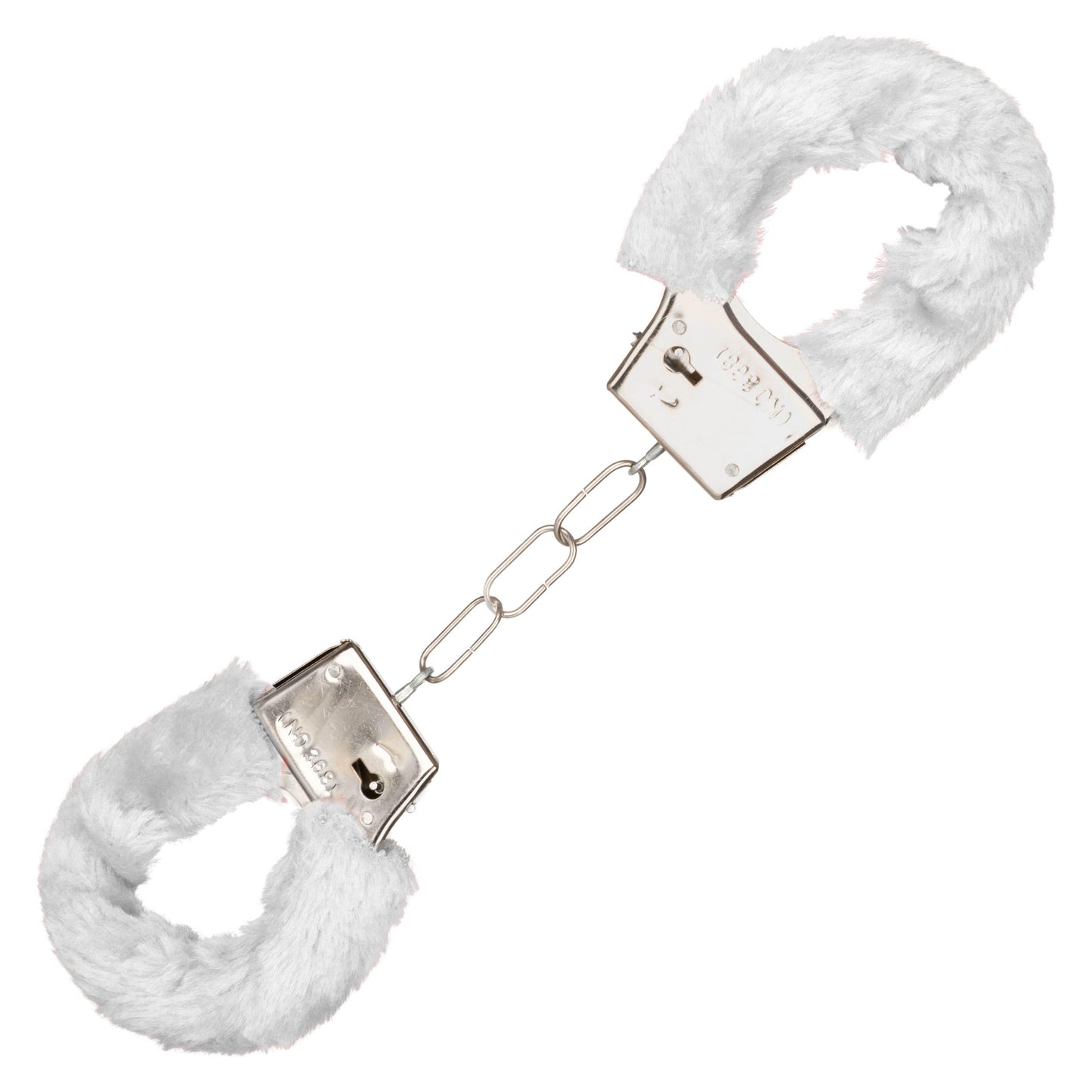 Playful Furry Cuffs - White - Not Very Vanilla