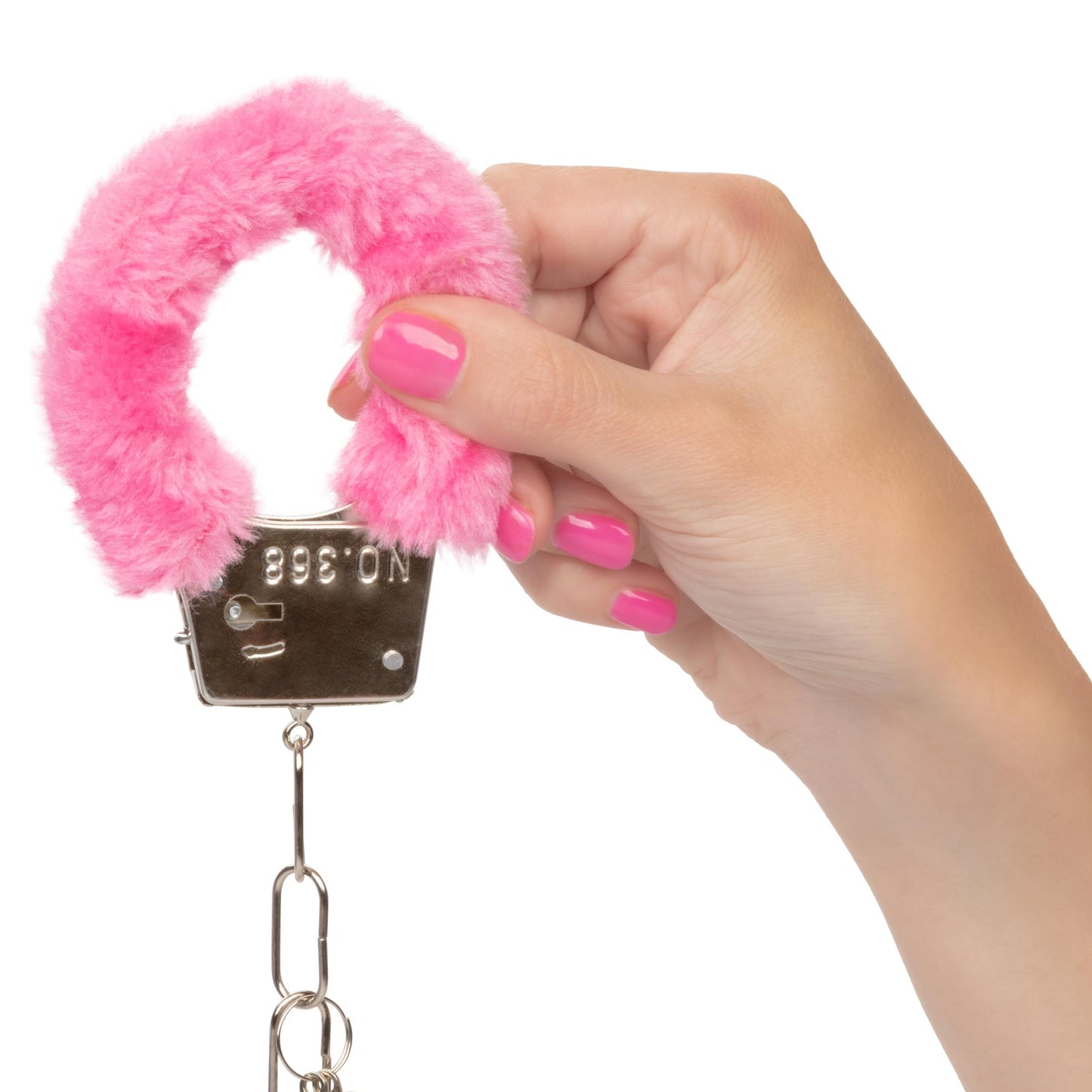 Playful Furry Cuffs - Pink - Not Very Vanilla