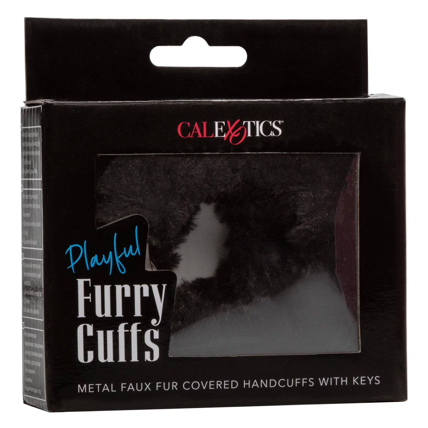 Playful Furry Cuffs - Black - Not Very Vanilla