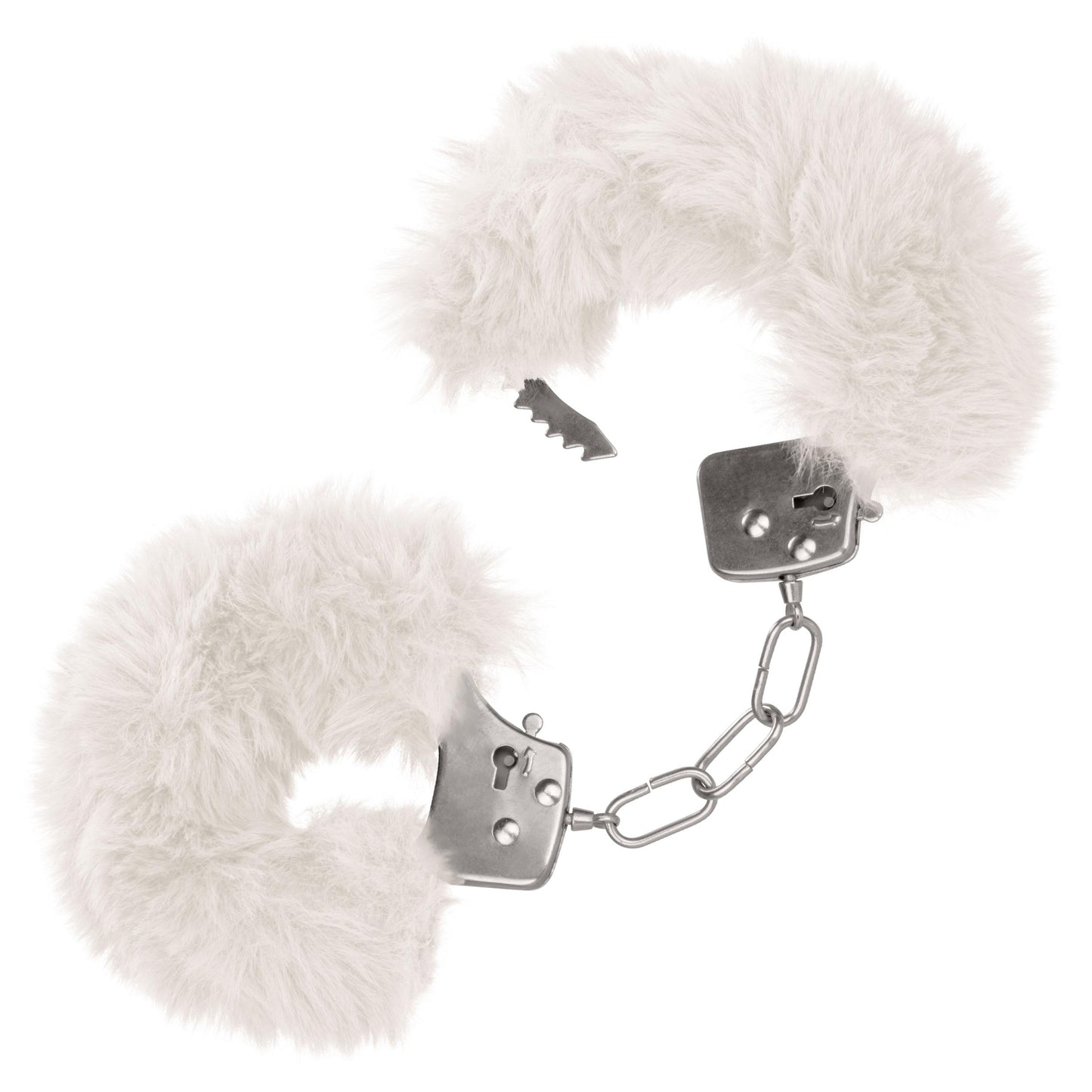 Ultra Fluffy Furry Cuffs - White - Not Very Vanilla