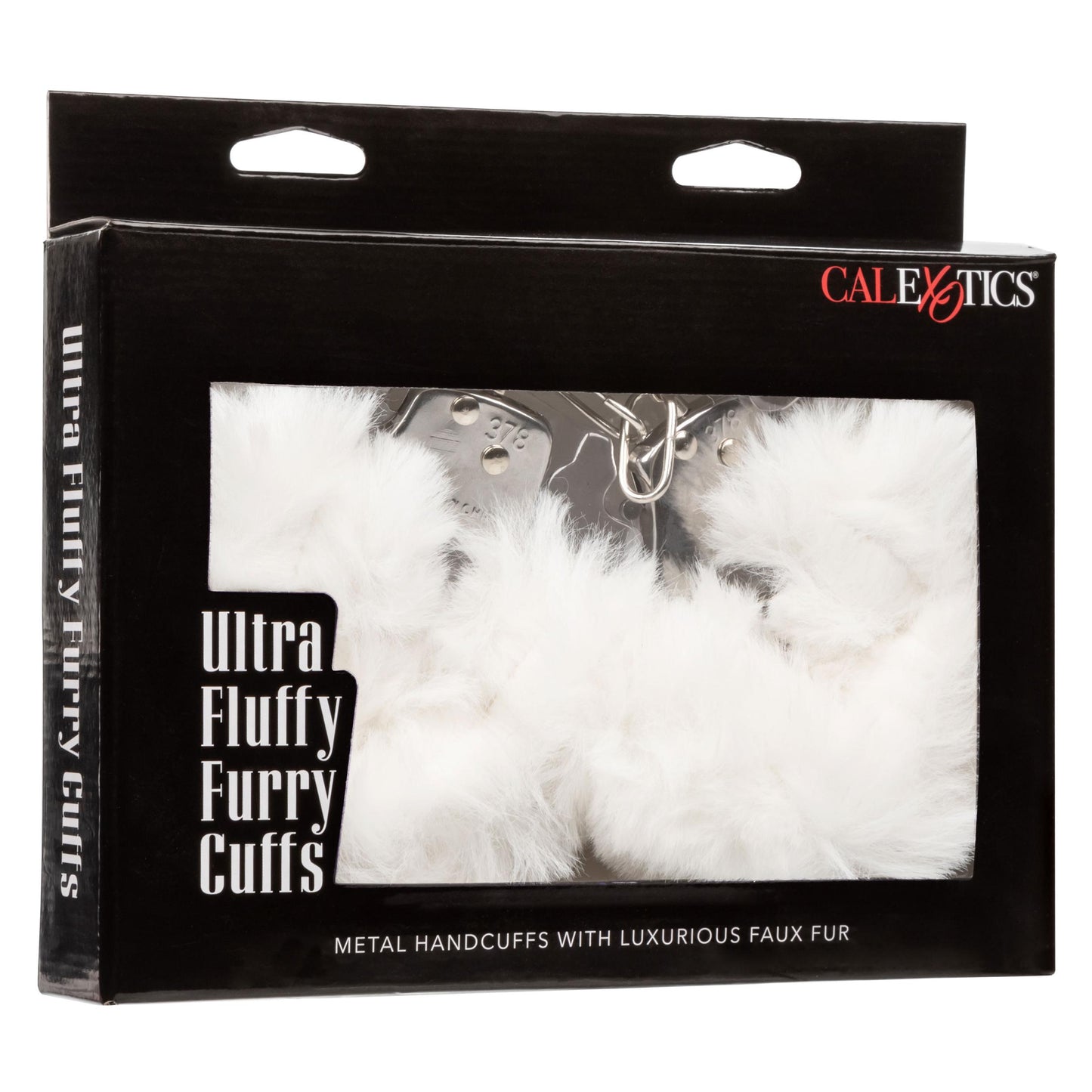 Ultra Fluffy Furry Cuffs - White - Not Very Vanilla