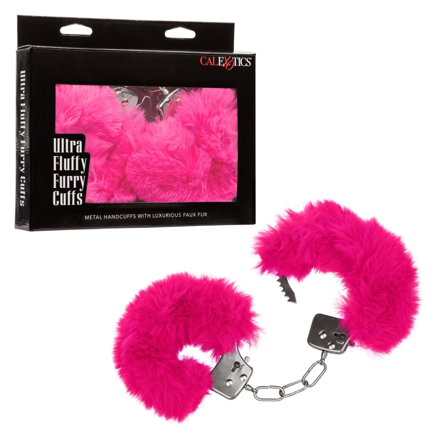 Ultra Fluffy Furry Cuffs - Pink - Not Very Vanilla