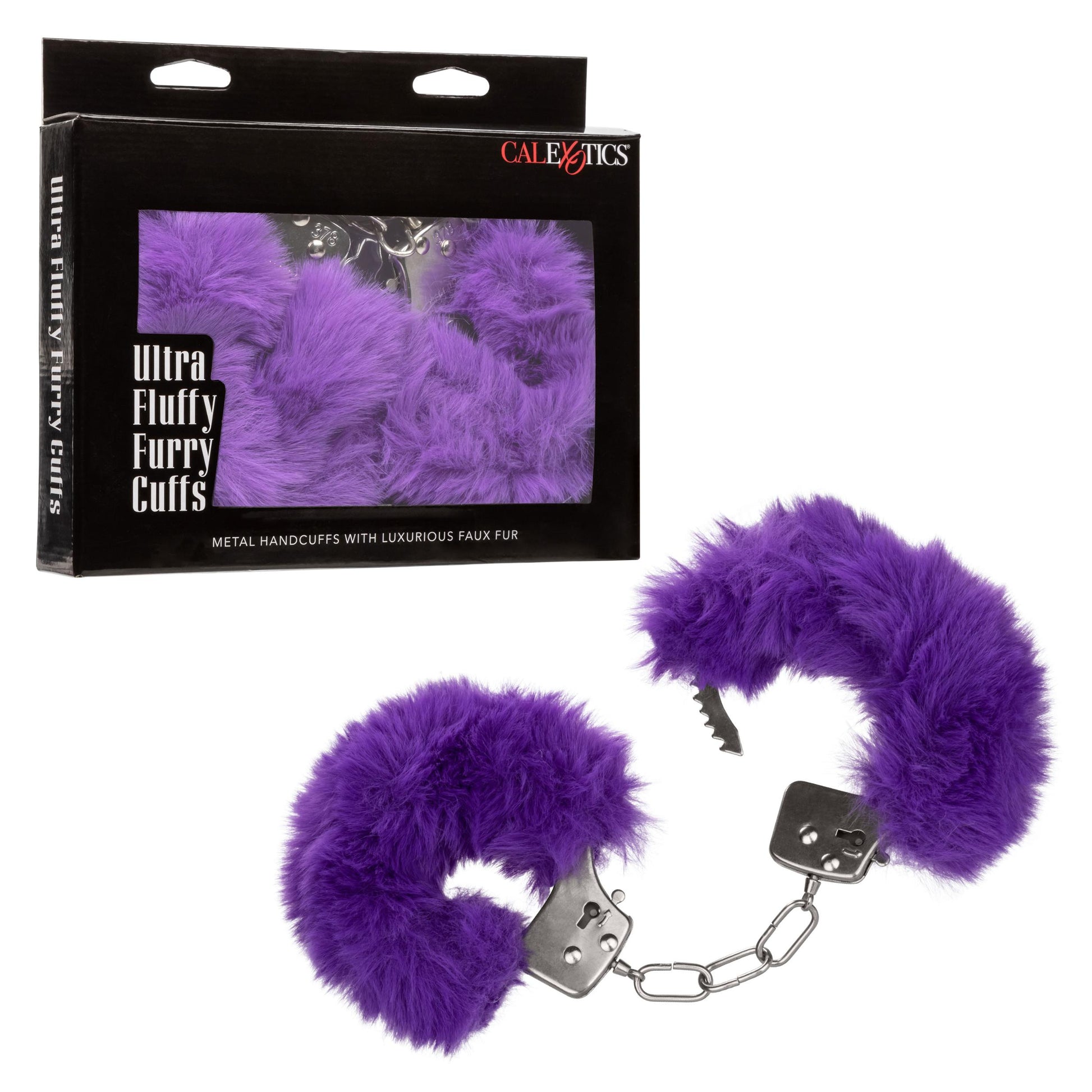 Ultra Fluffy Furry Cuffs - Purple - Not Very Vanilla