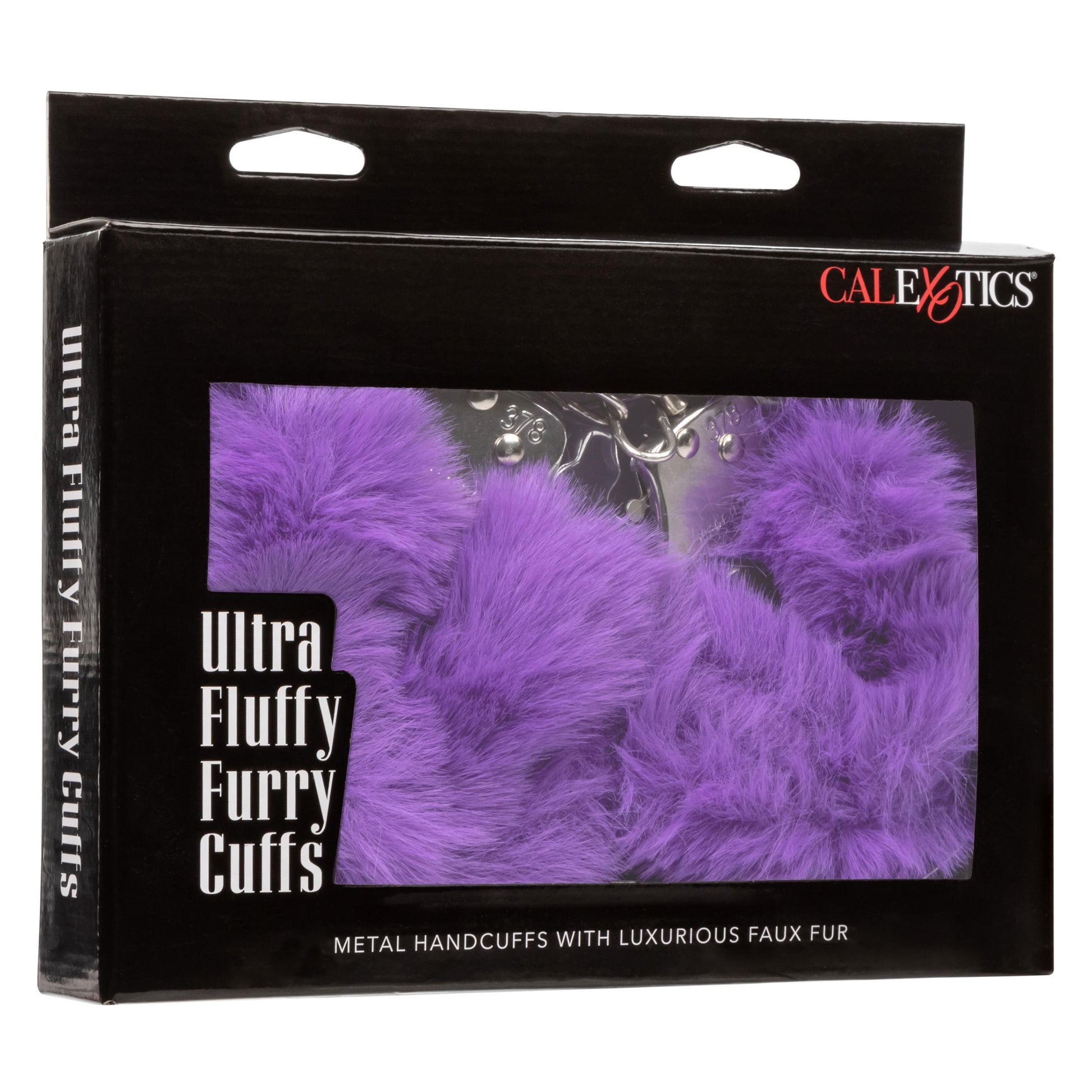 Ultra Fluffy Furry Cuffs - Purple - Not Very Vanilla