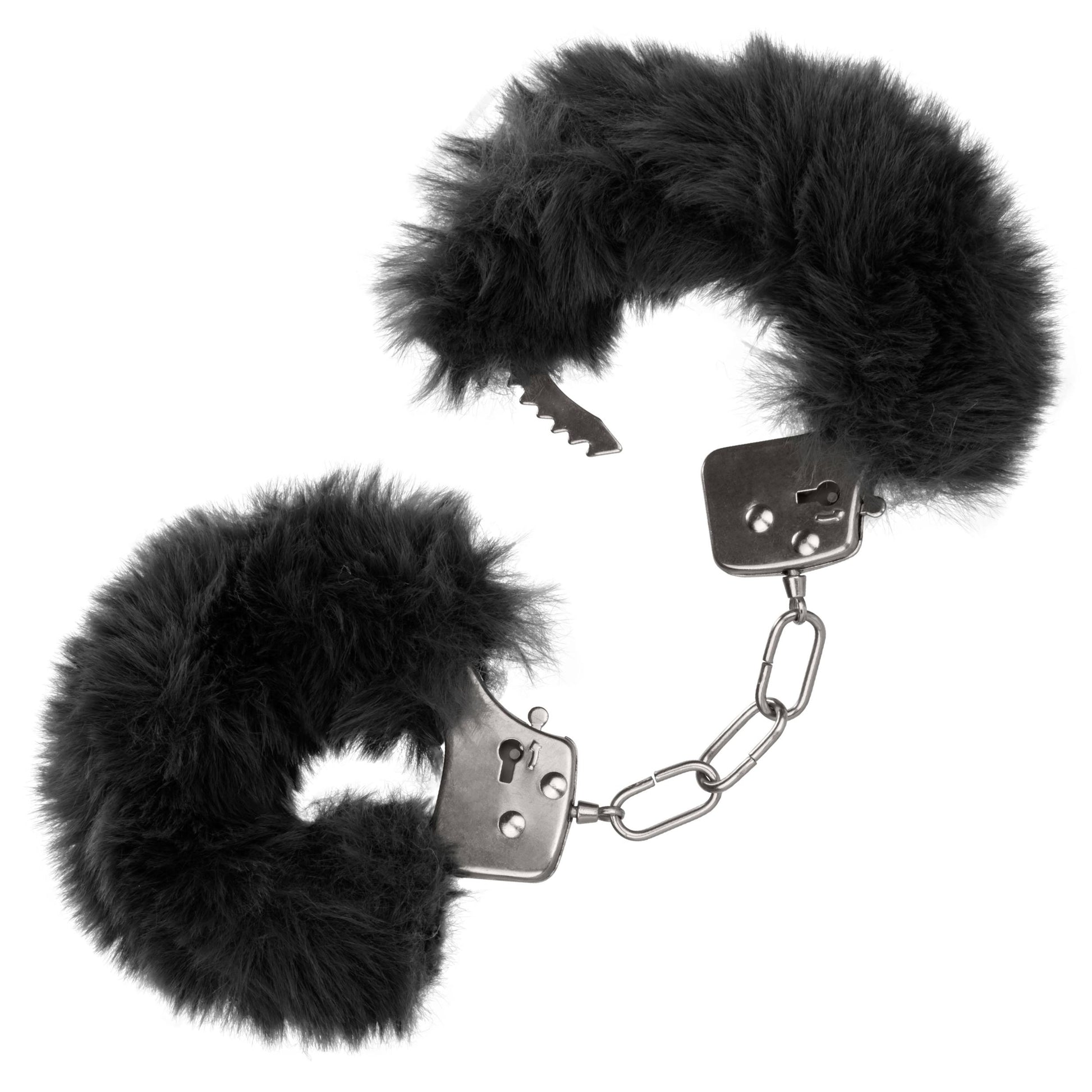 Ultra Fluffy Furry Cuffs - Black - Not Very Vanilla