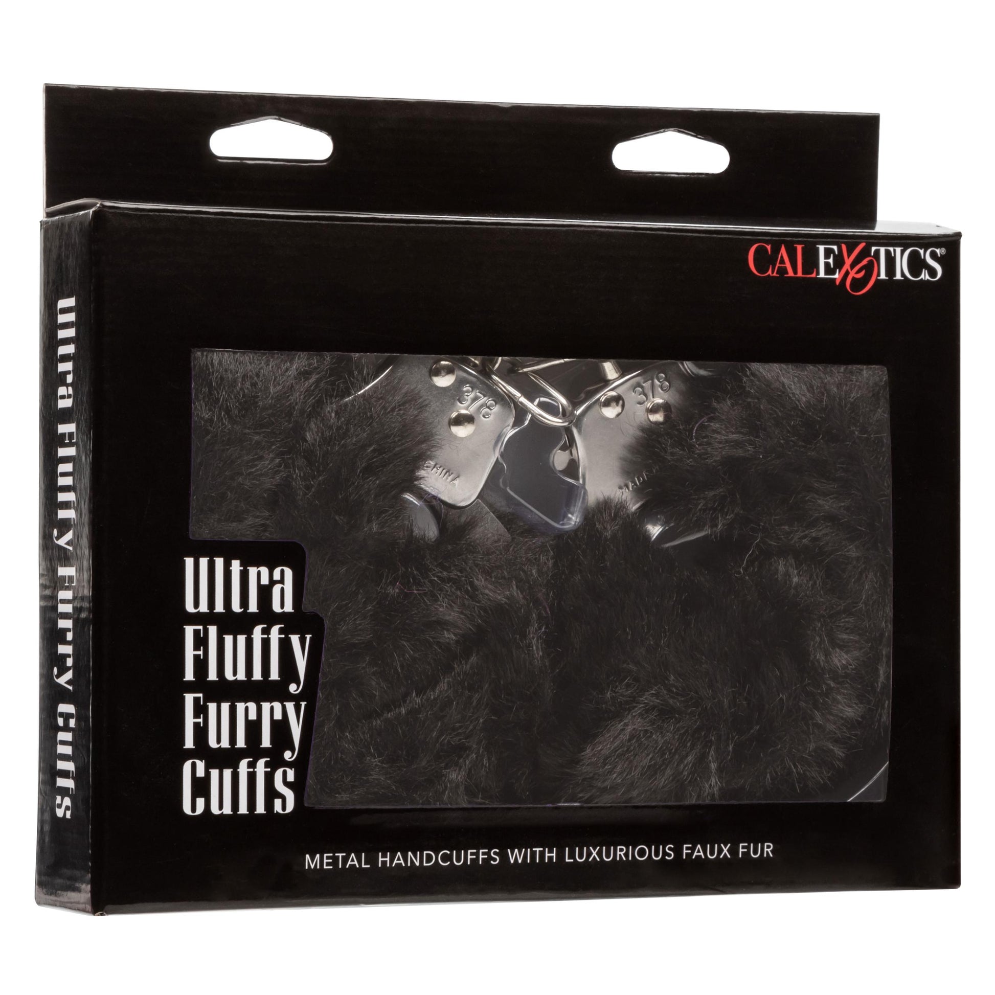 Ultra Fluffy Furry Cuffs - Black - Not Very Vanilla