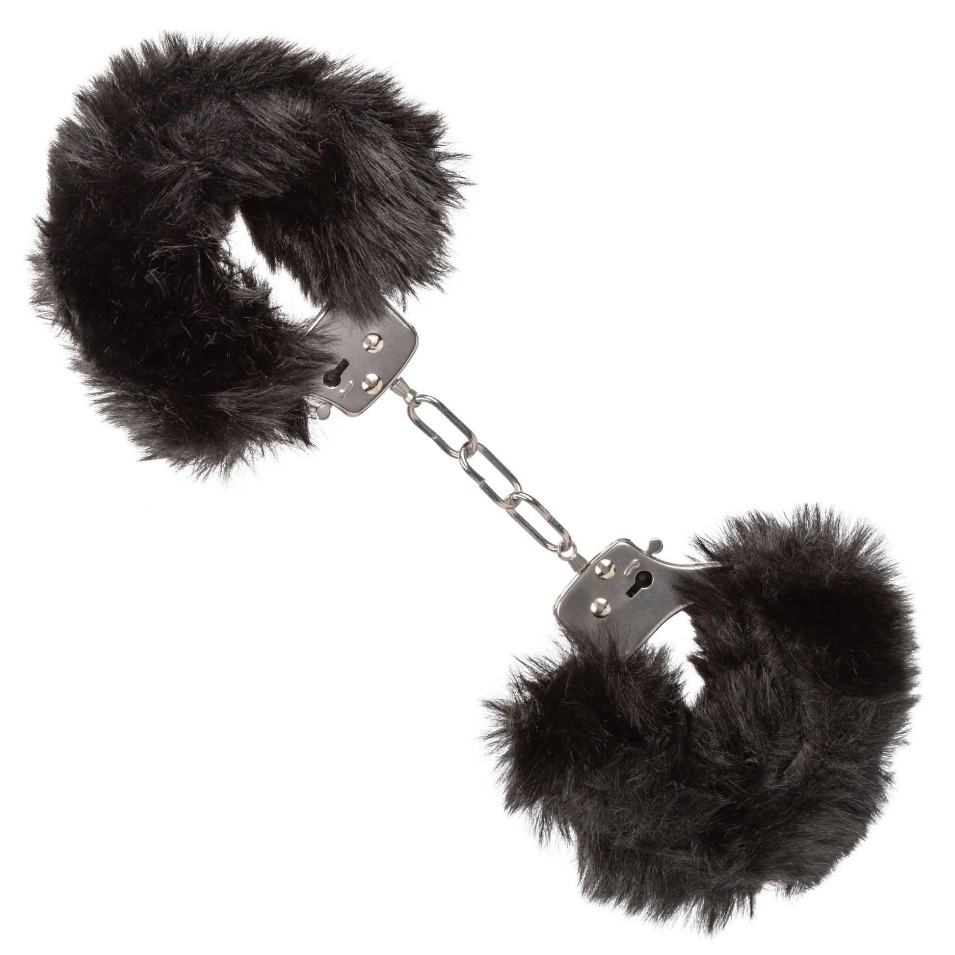 Ultra Fluffy Furry Cuffs - Black - Not Very Vanilla