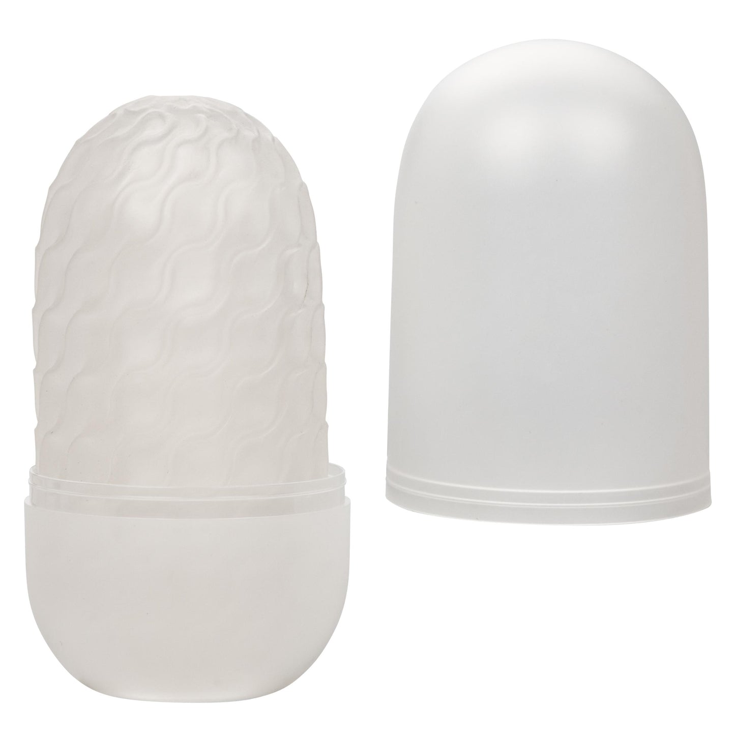 Boundless Reversible Nubby Stroker - Clear - Not Very Vanilla