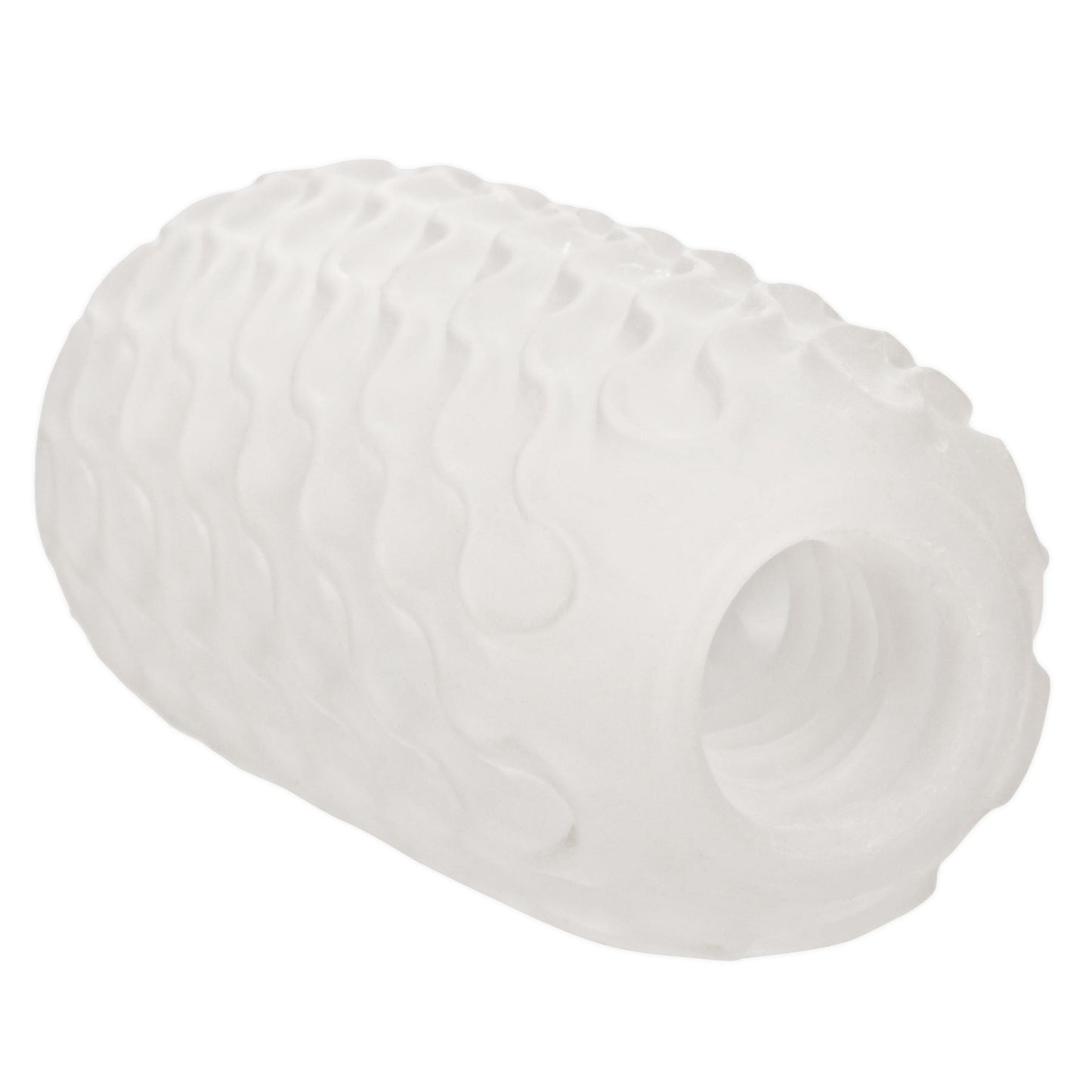 Boundless Reversible Ribbed Stroker - Clear - Not Very Vanilla