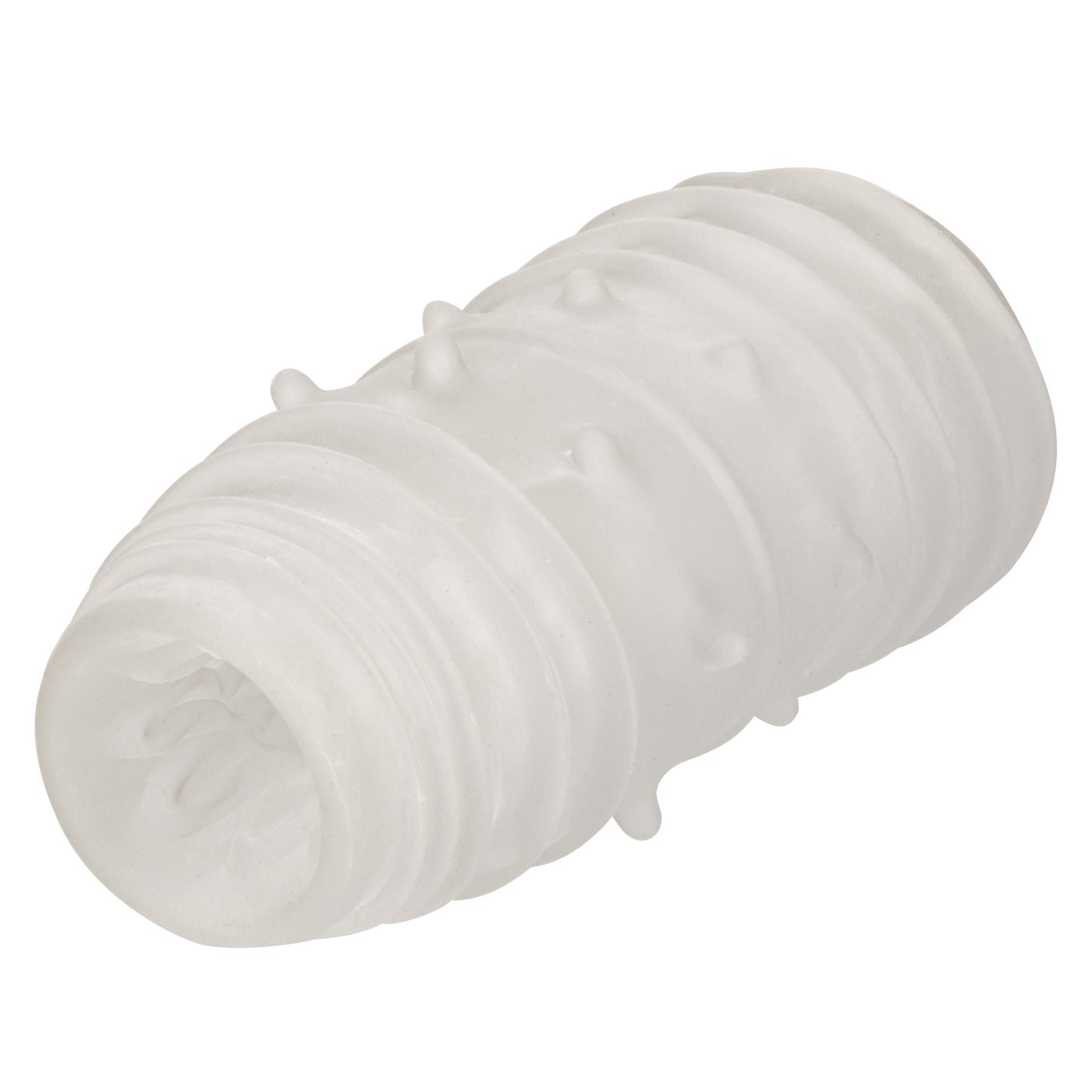 Boundless Reversible Ribbed Stroker - Clear - Not Very Vanilla