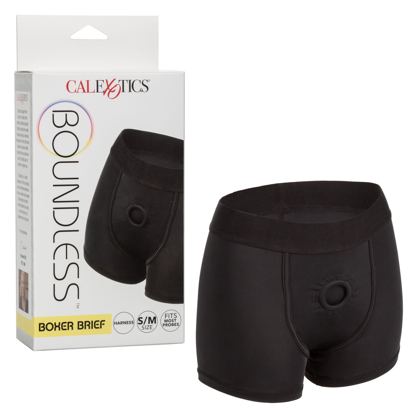 Boundless Boxer Brief - S/m - Black - Not Very Vanilla