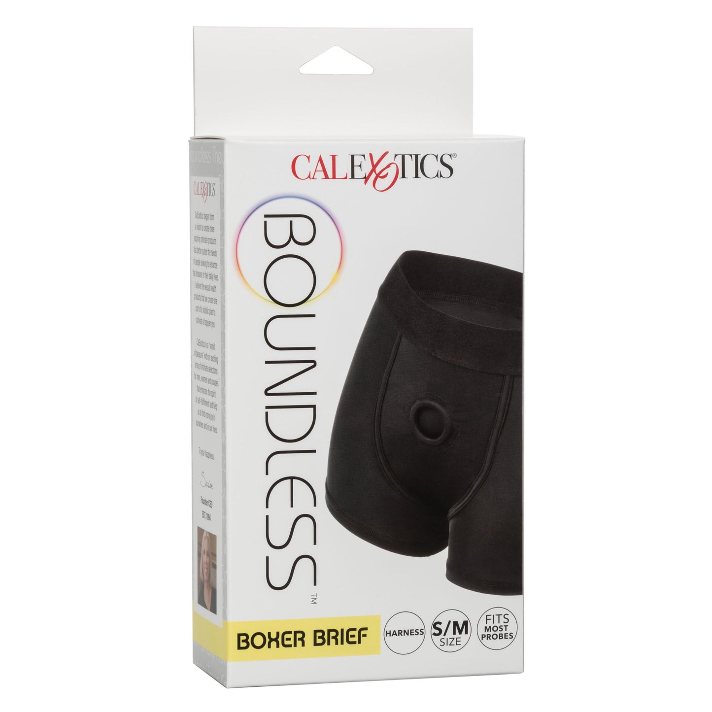 Boundless Boxer Brief - S/m - Black - Not Very Vanilla