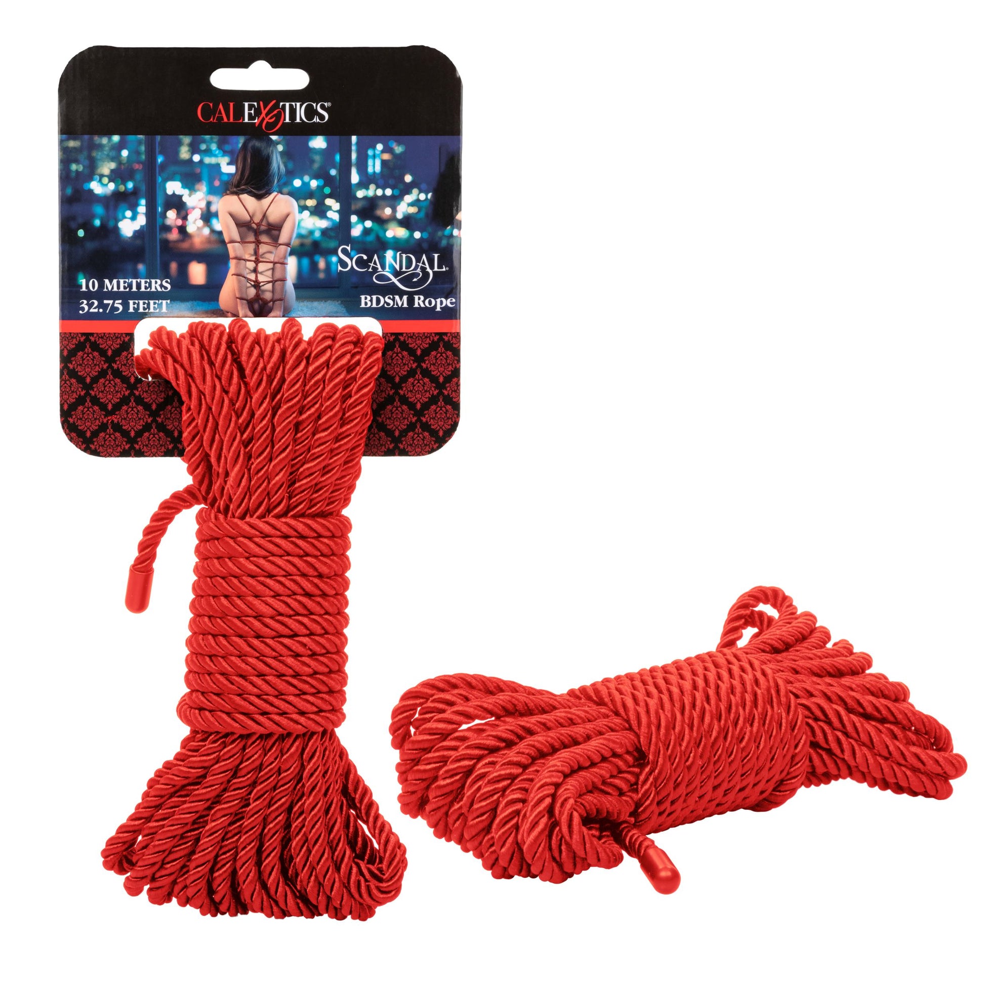 Scandal BDSM Rope 32.75ft/ 10m - Red - Not Very Vanilla