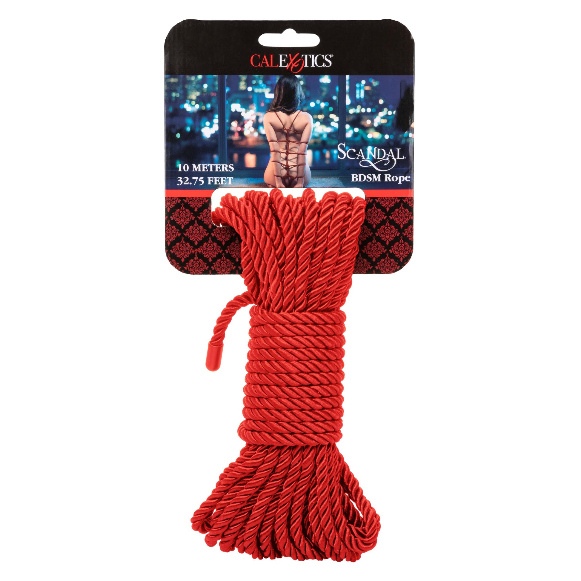 Scandal BDSM Rope 32.75ft/ 10m - Red - Not Very Vanilla