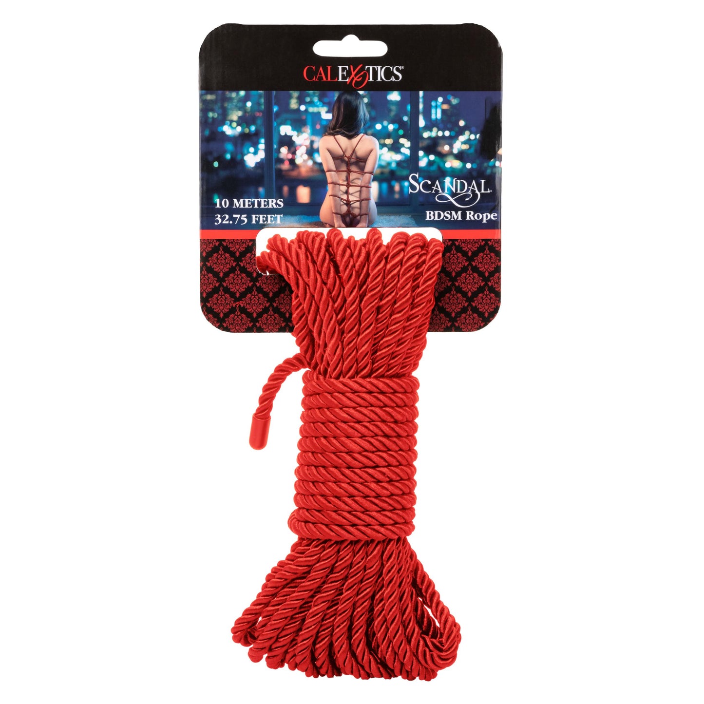 Scandal BDSM Rope 32.75ft/ 10m - Red - Not Very Vanilla