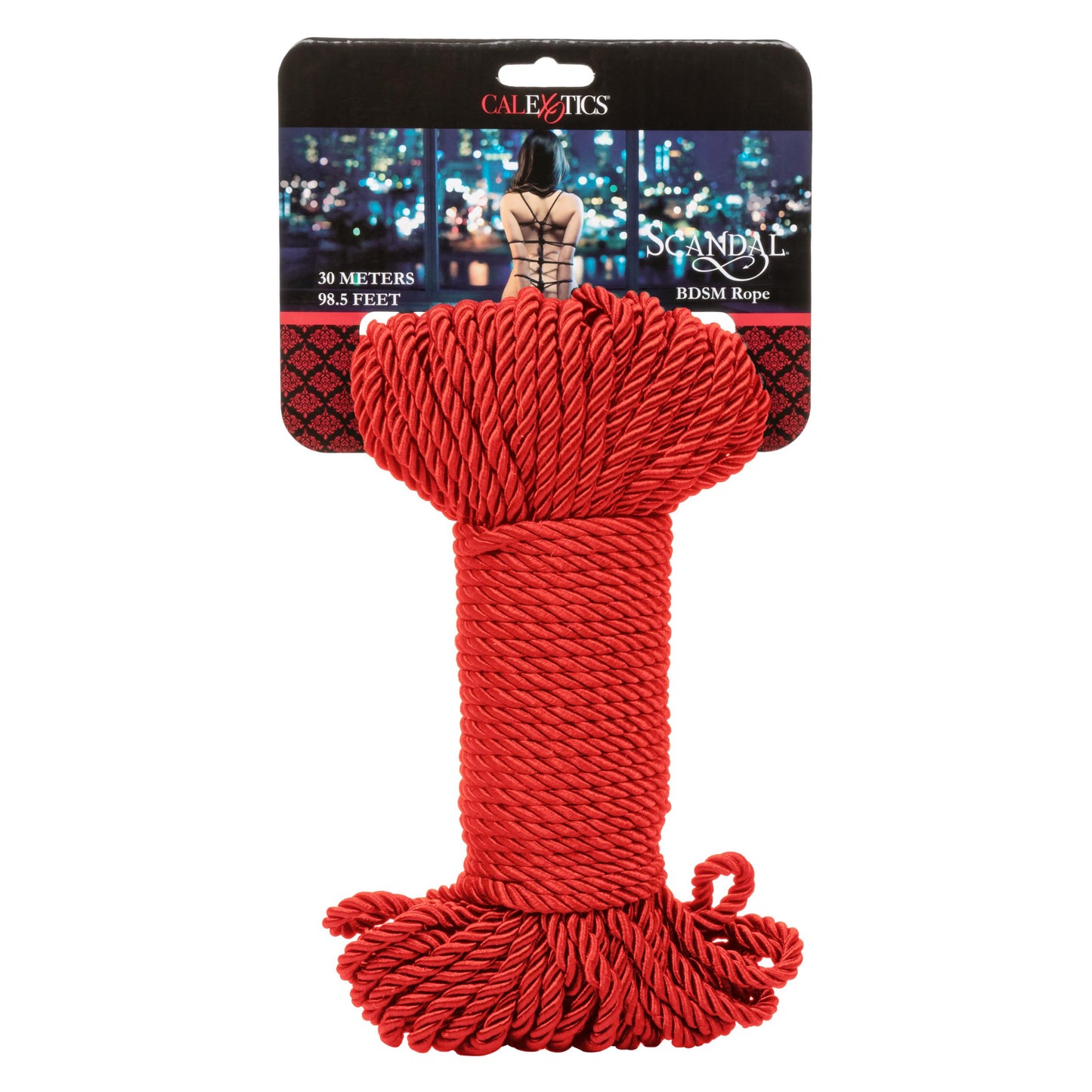 Scandal BDSM Rope 98.5ft/ 30m - Red - Not Very Vanilla