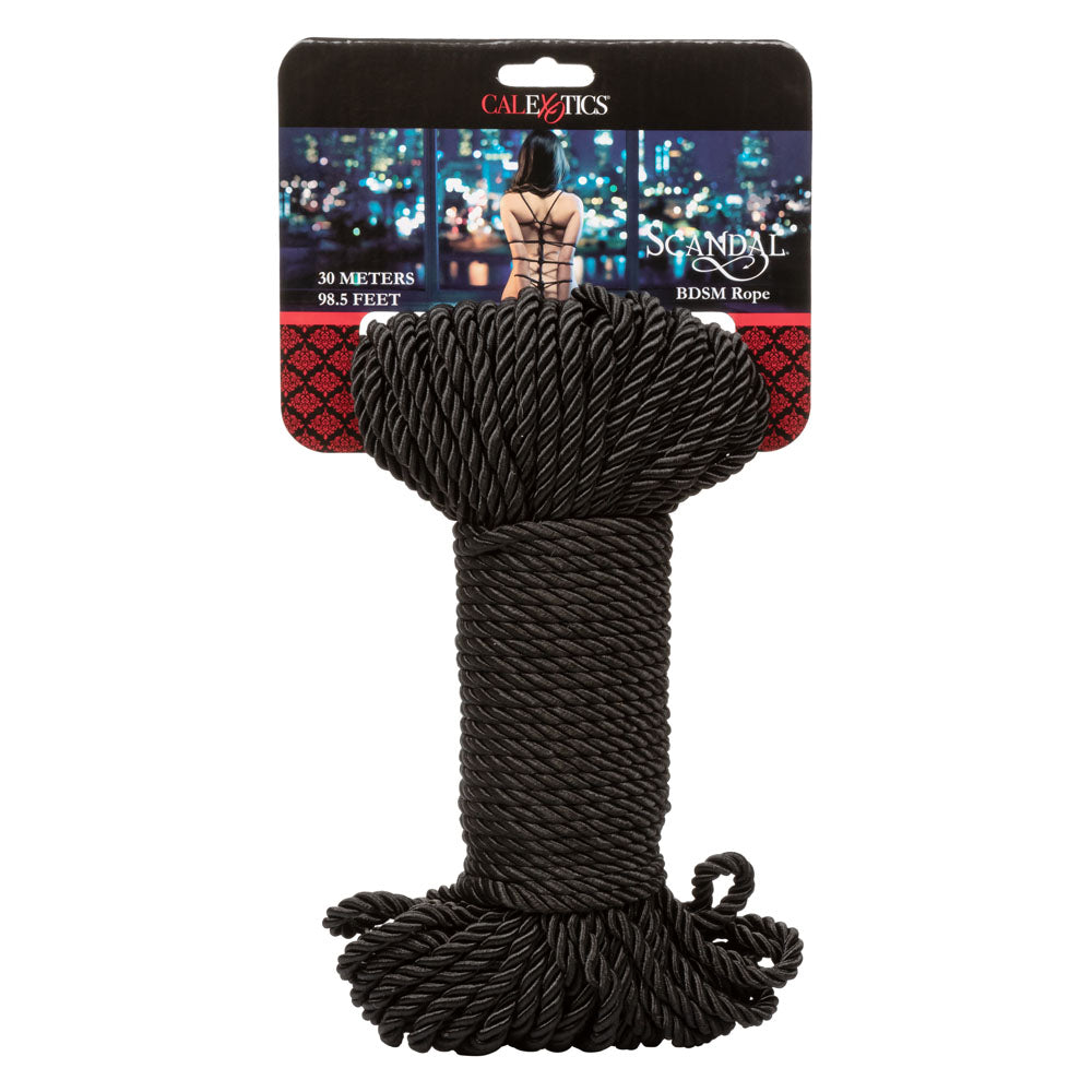 Scandal BDSM Rope 98.5 Ft/ 30m - Black - Not Very Vanilla