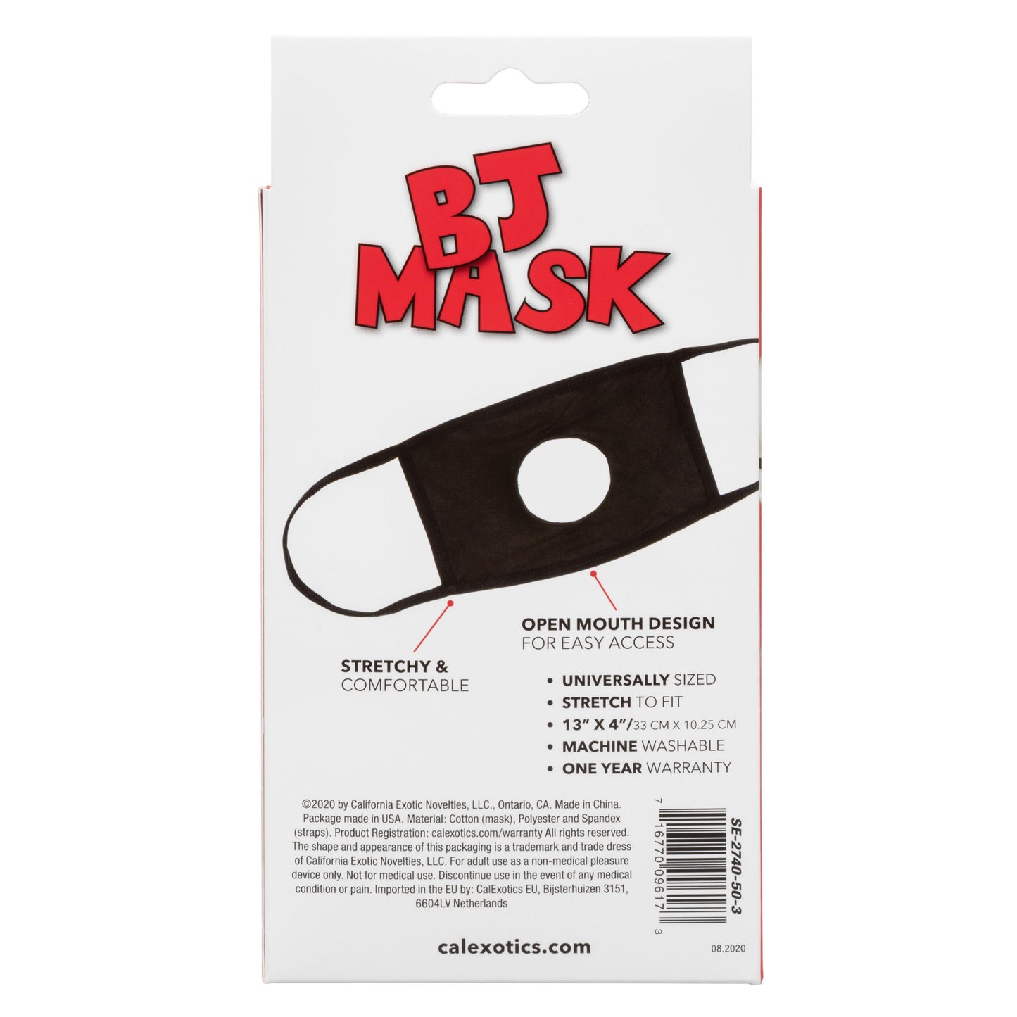 Bj Mask - Not Very Vanilla