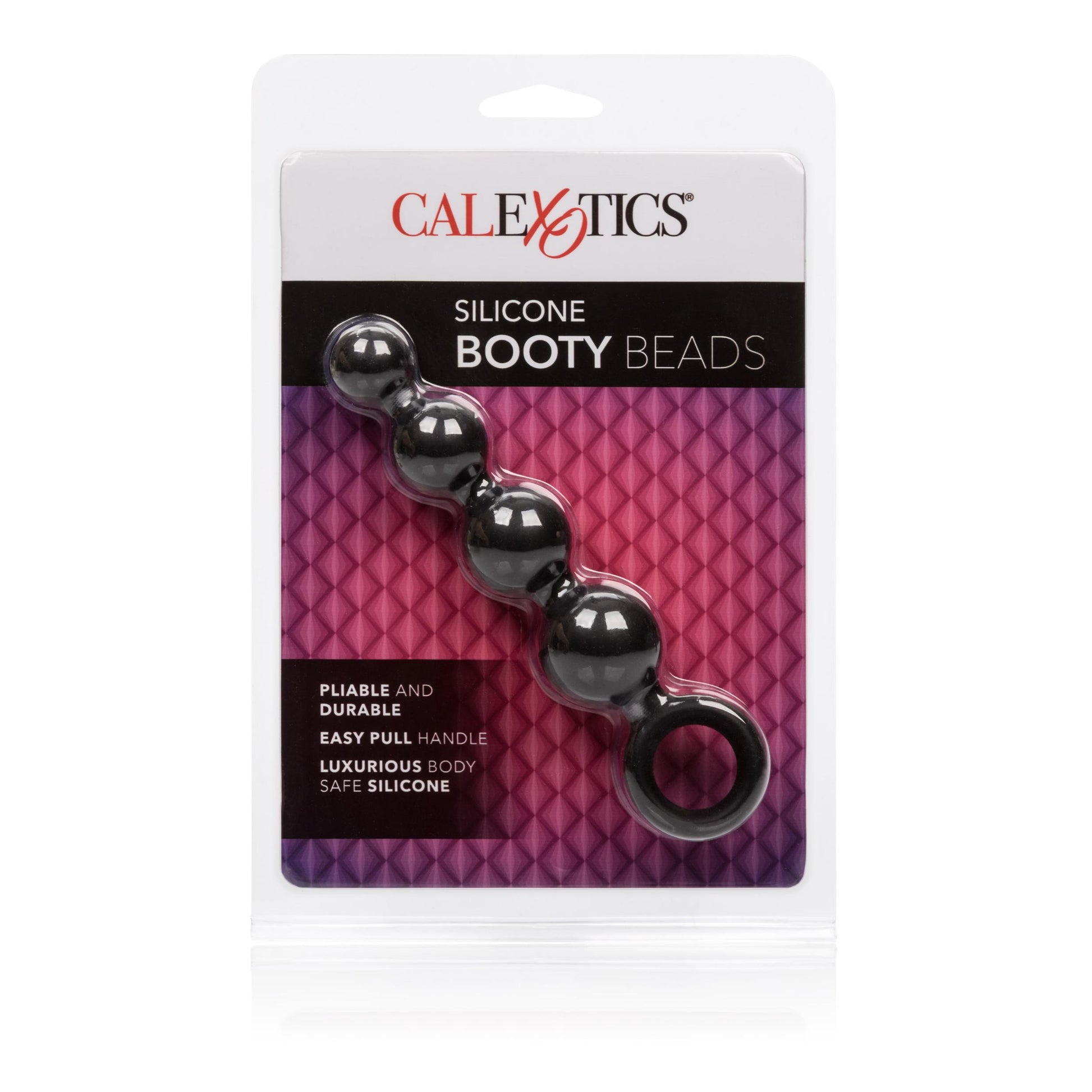 Silicone Booty Beads - Black - Not Very Vanilla