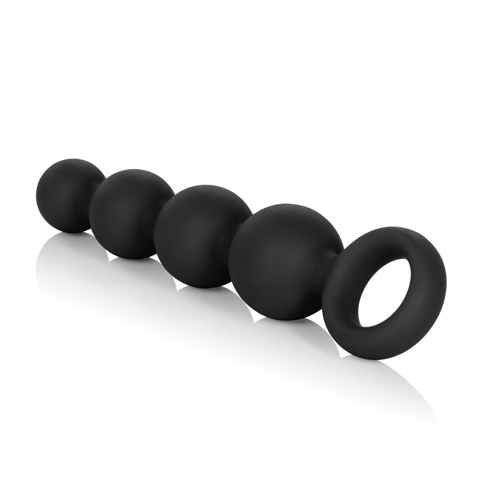 Silicone Booty Beads - Black - Not Very Vanilla