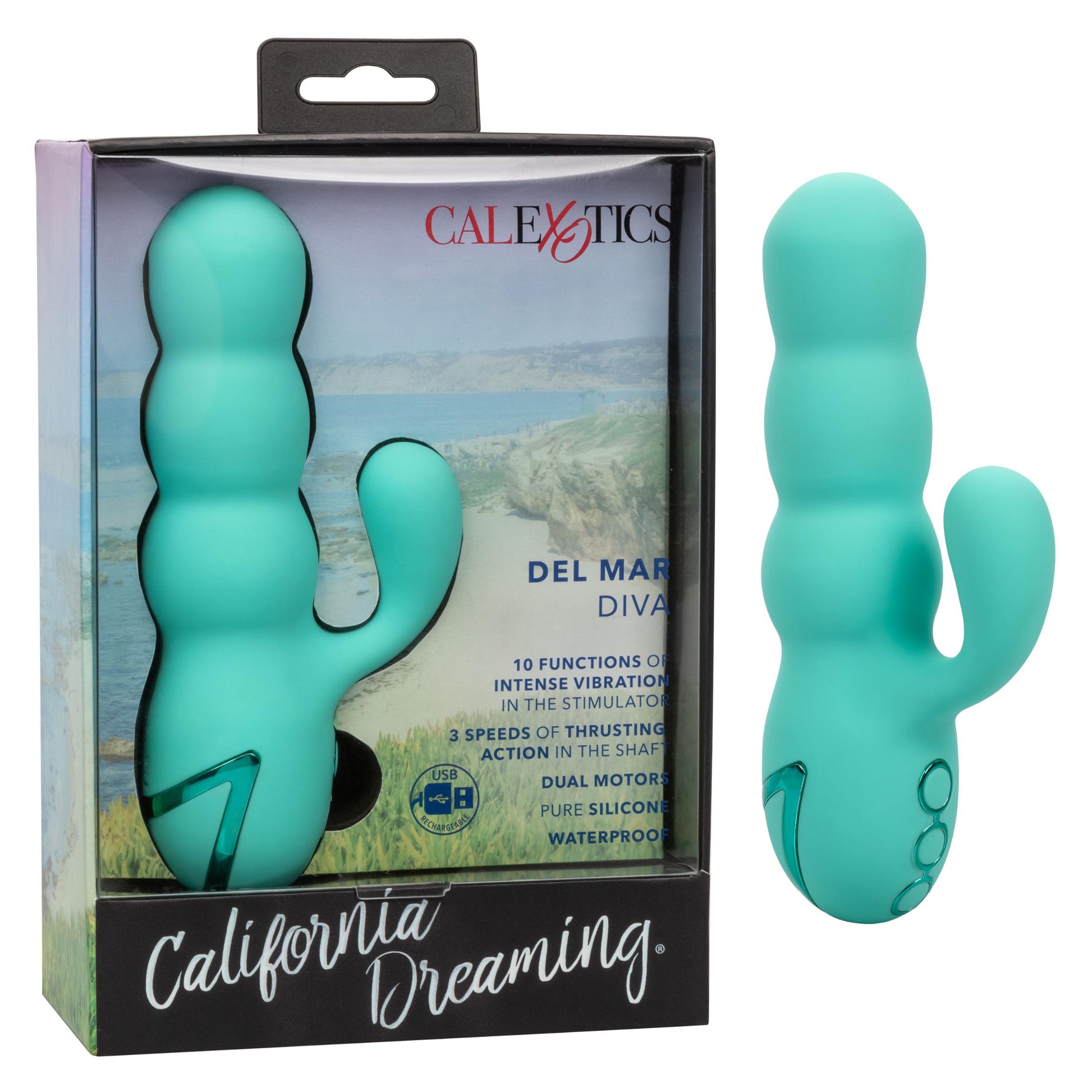 California Dreaming Del Mar Diva - Teal - Not Very Vanilla