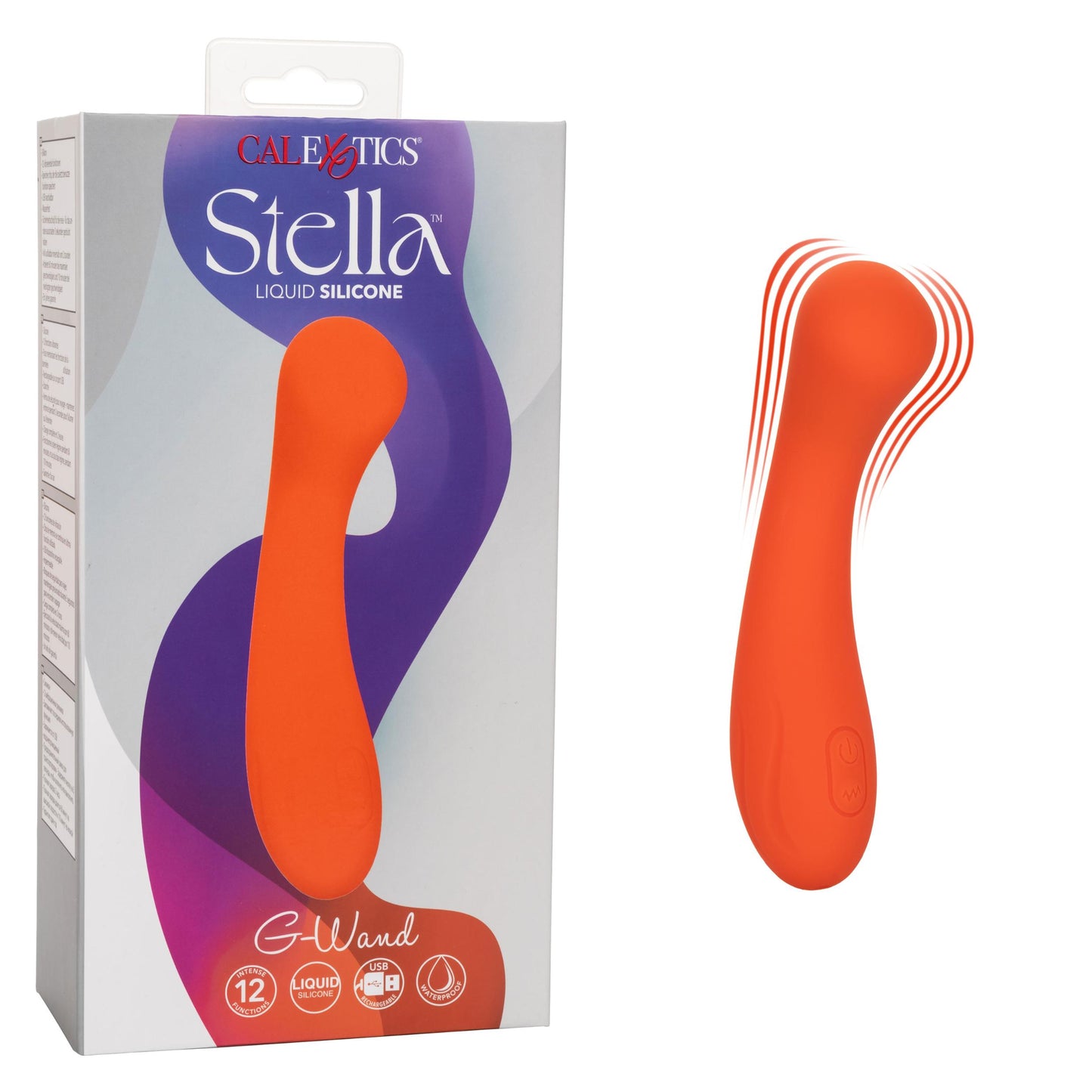 Stella Liquid Silicone G-Wand - Orange - Not Very Vanilla