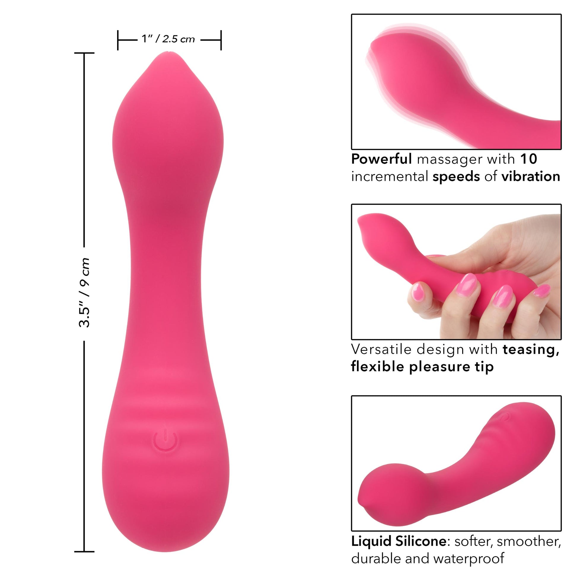 Liquid Silicone Pixies Teaser - Pink - Not Very Vanilla