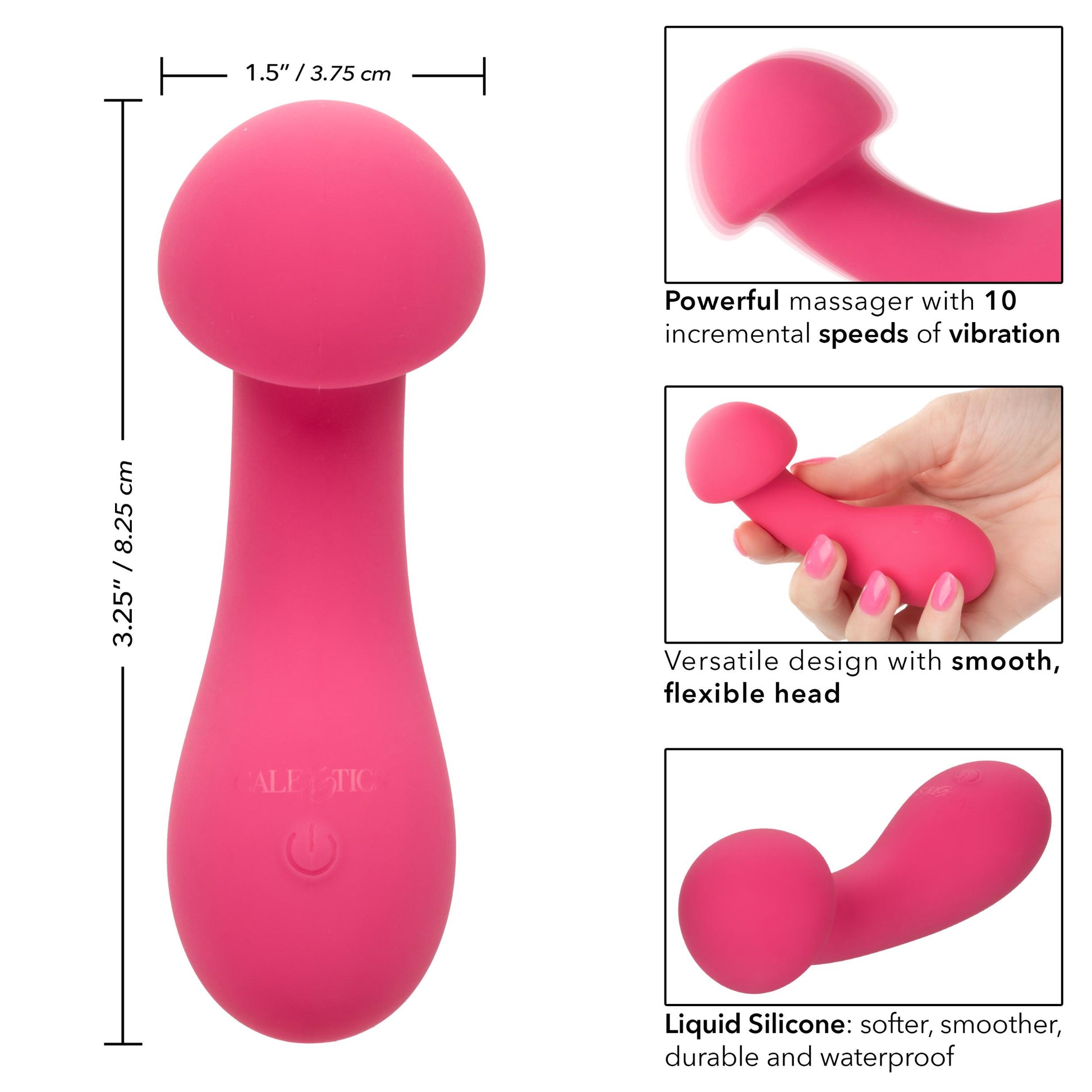 Liquid Silicone Pixies Exciter - Pink - Not Very Vanilla