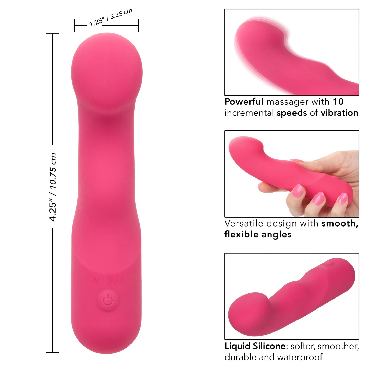 Liquid Silicone Pixies Curvy - Pink - Not Very Vanilla