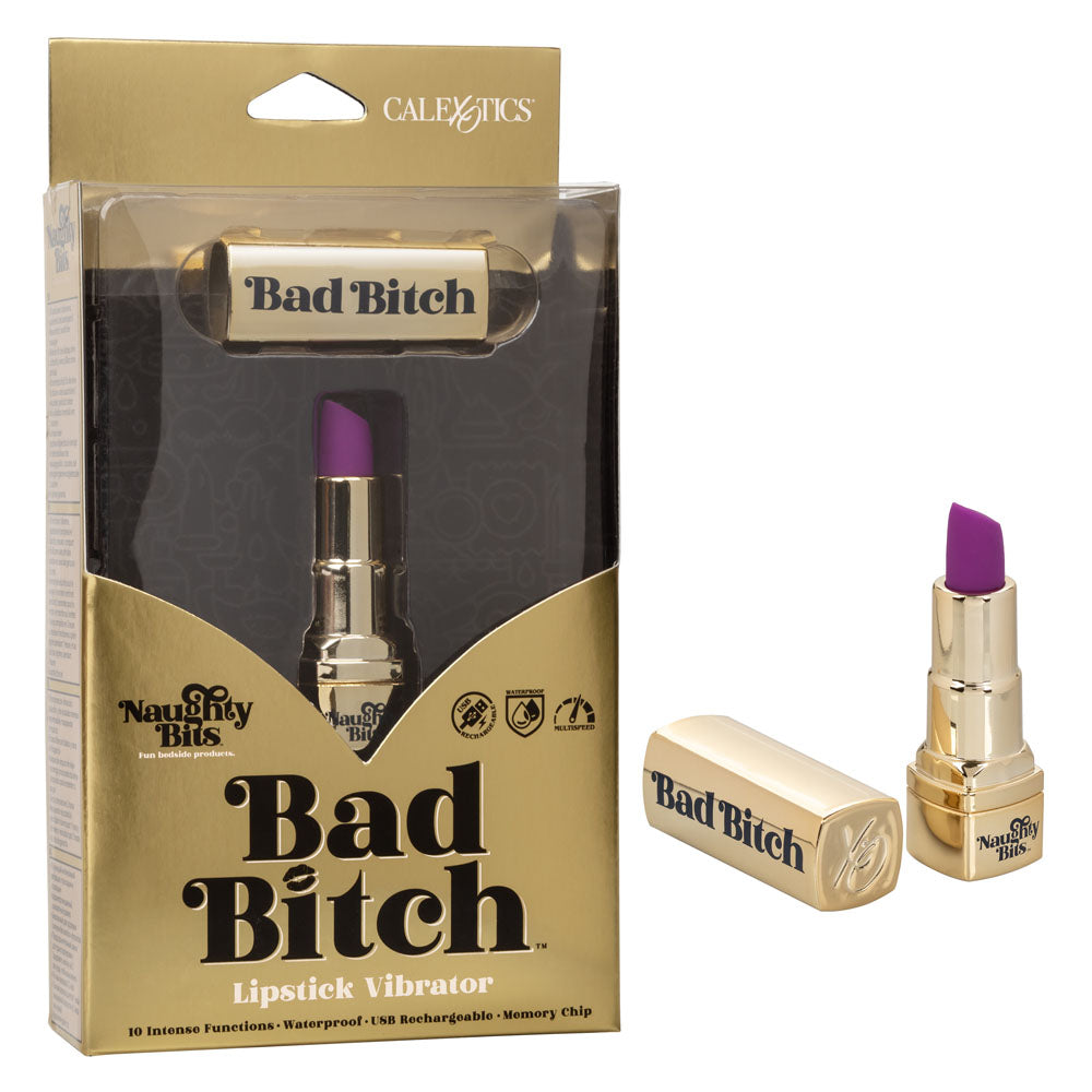 Naughty Bits Bad Bitch Lipstick Vibrator - Not Very Vanilla