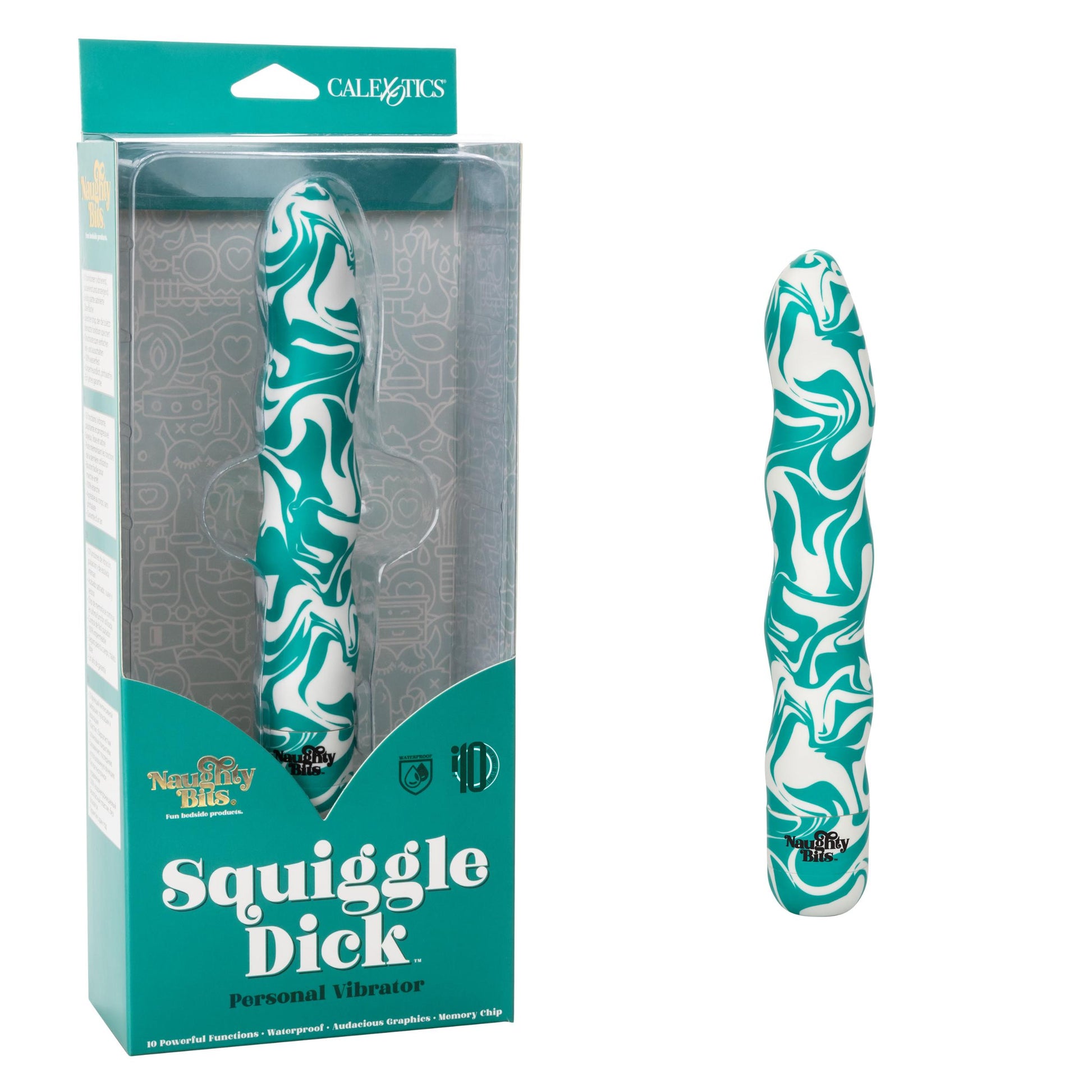 Naughty Bits Squiggle Dick Personal Vibrator - Not Very Vanilla