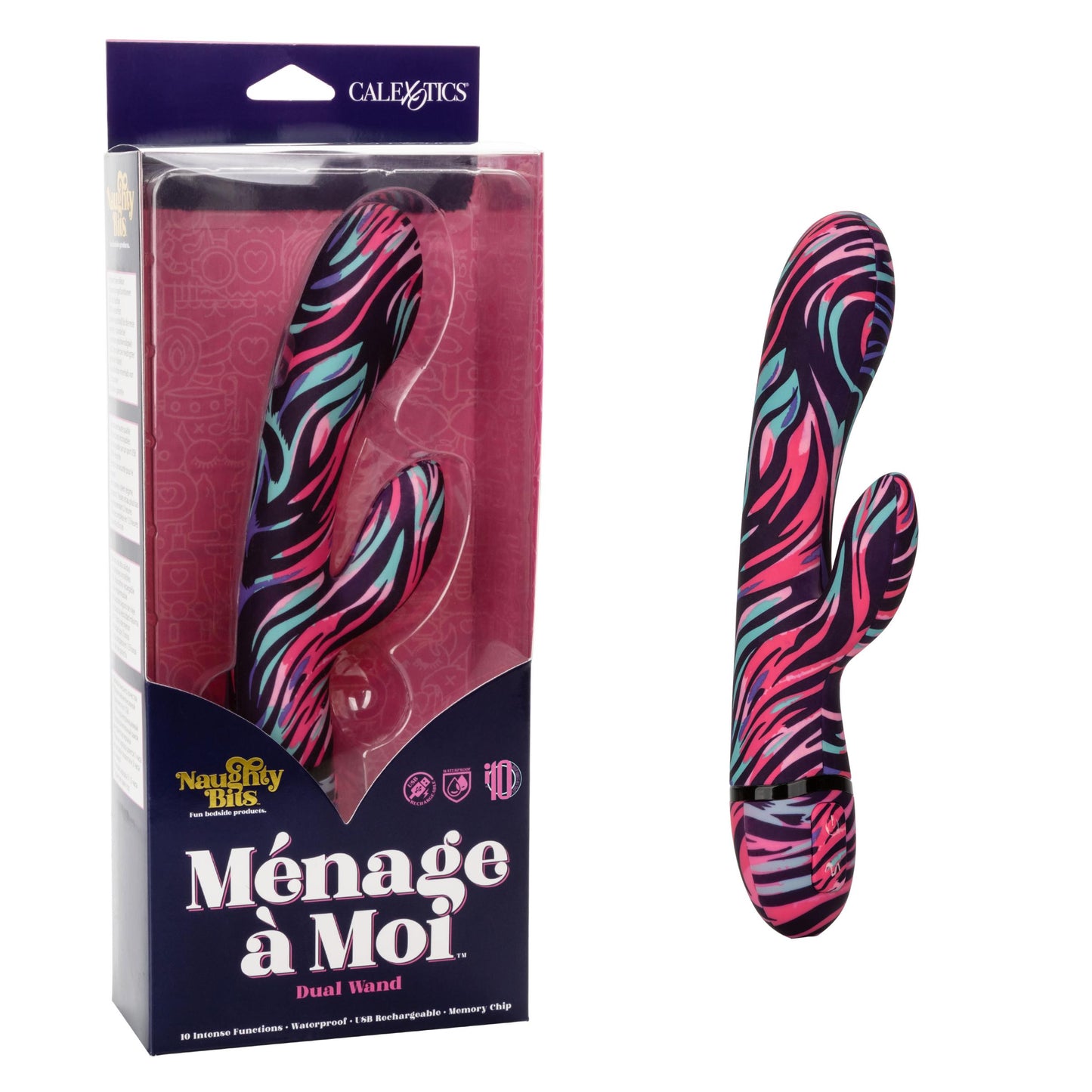 Naughty Bits Menage a Moi Dual Wand - Not Very Vanilla