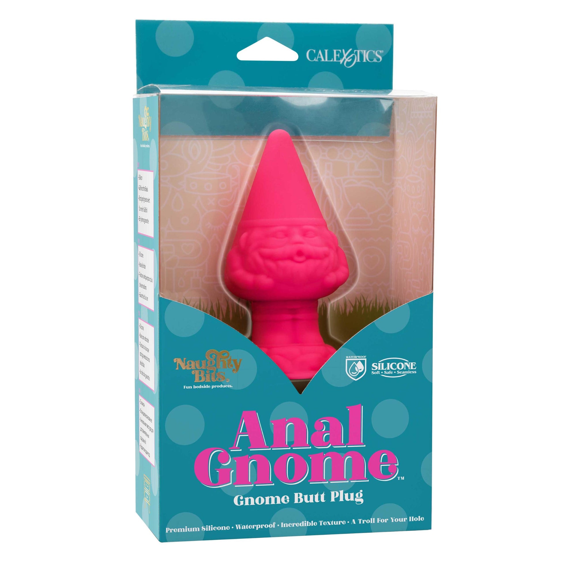 Naughty Bits Anal Gnome Gnome Butt Plug - Pink - Not Very Vanilla