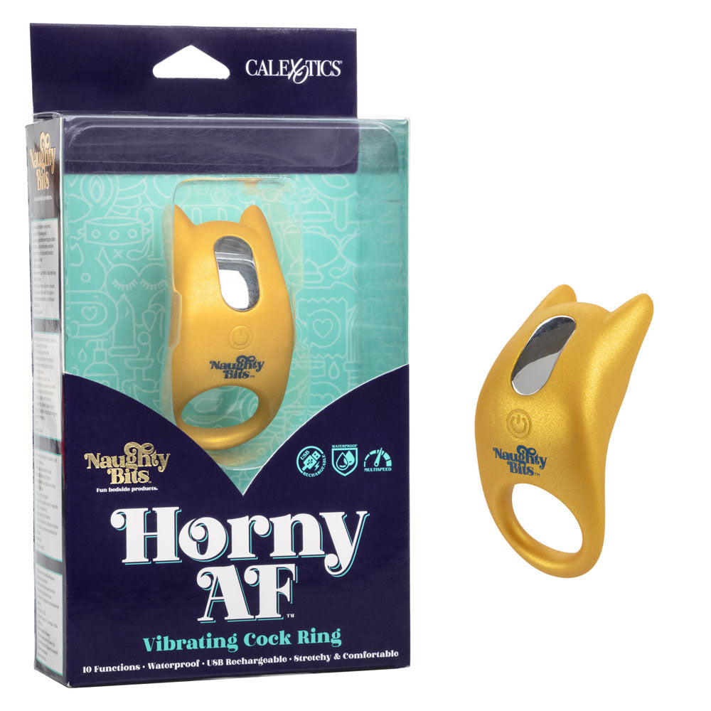 Naughty Bits Horny Af Vibrating Cock Ring - Not Very Vanilla