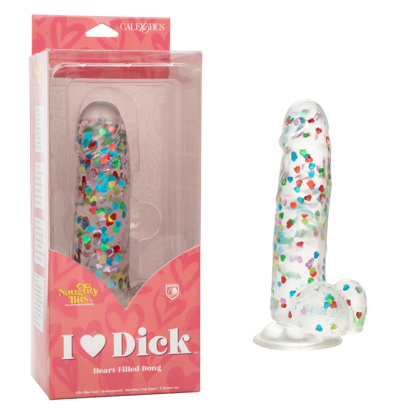 Naughty Bits I Love Dick Heart-Filled Dong - Not Very Vanilla