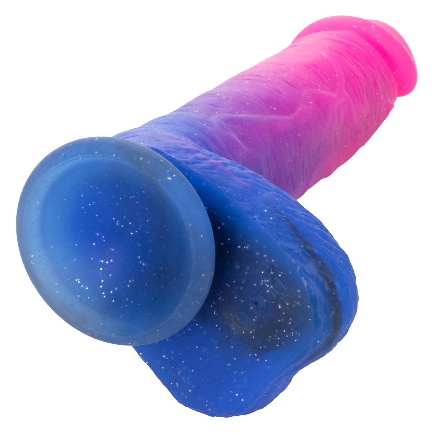 Naughty Bits Ombre Hombre XL Vibrating Dildo - - Pink/purple - Not Very Vanilla