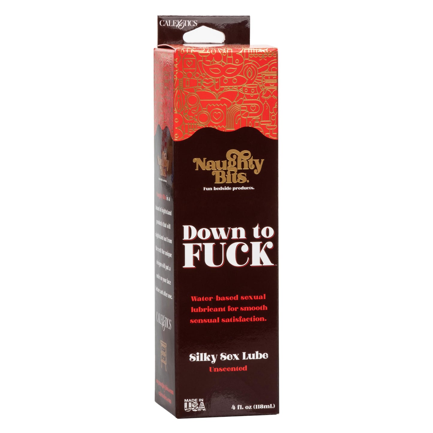 Naughty Bits Down to Fuck Silky Sex Lube - Boxed - Not Very Vanilla