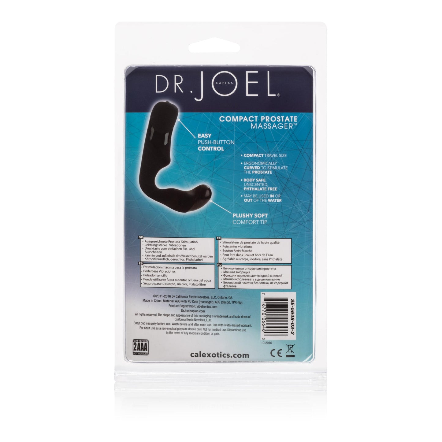 Dr. Joel Kaplan Compact Prostate Massager - Not Very Vanilla