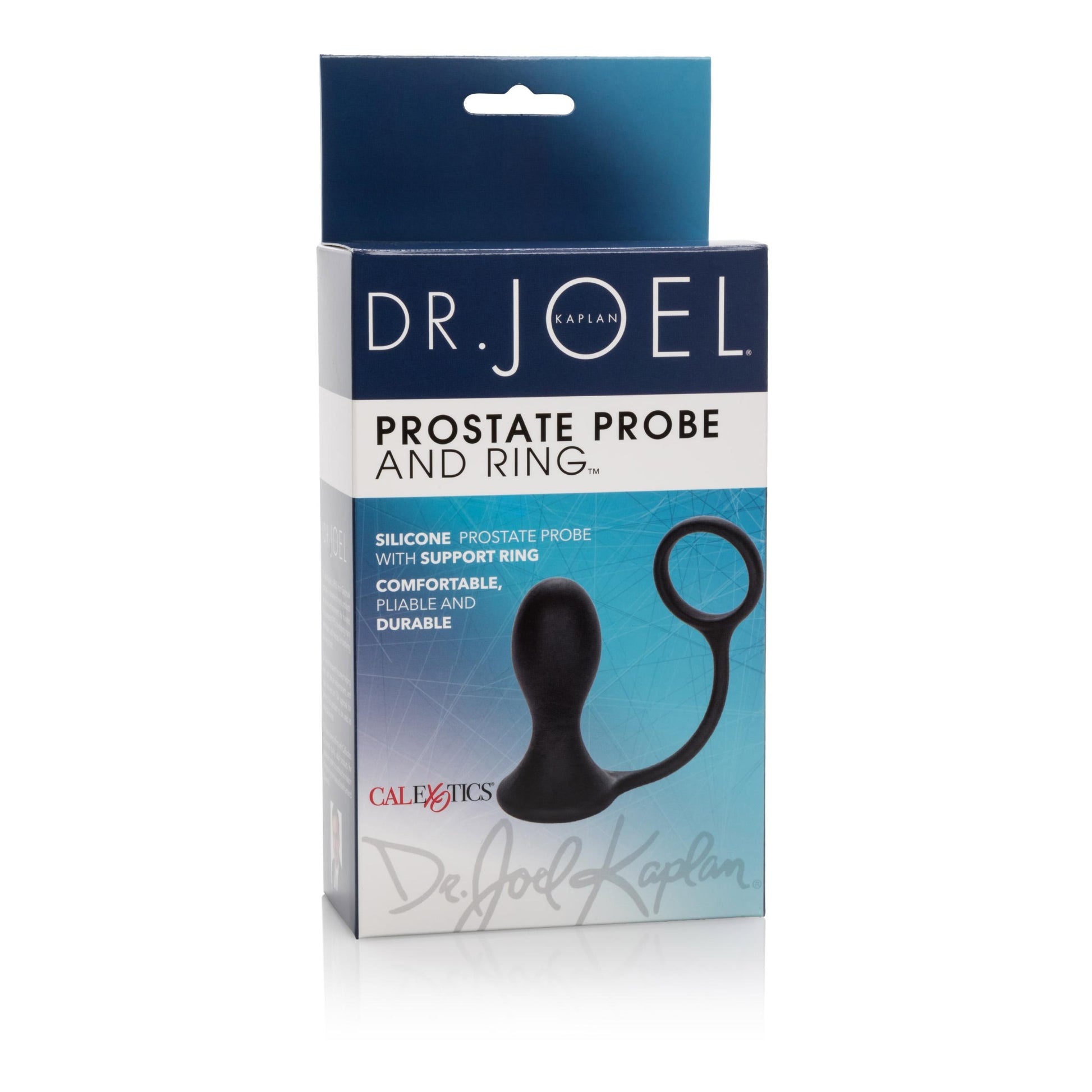 Dr. Joel Kaplan Prostate Probe and Ring - Black - Not Very Vanilla