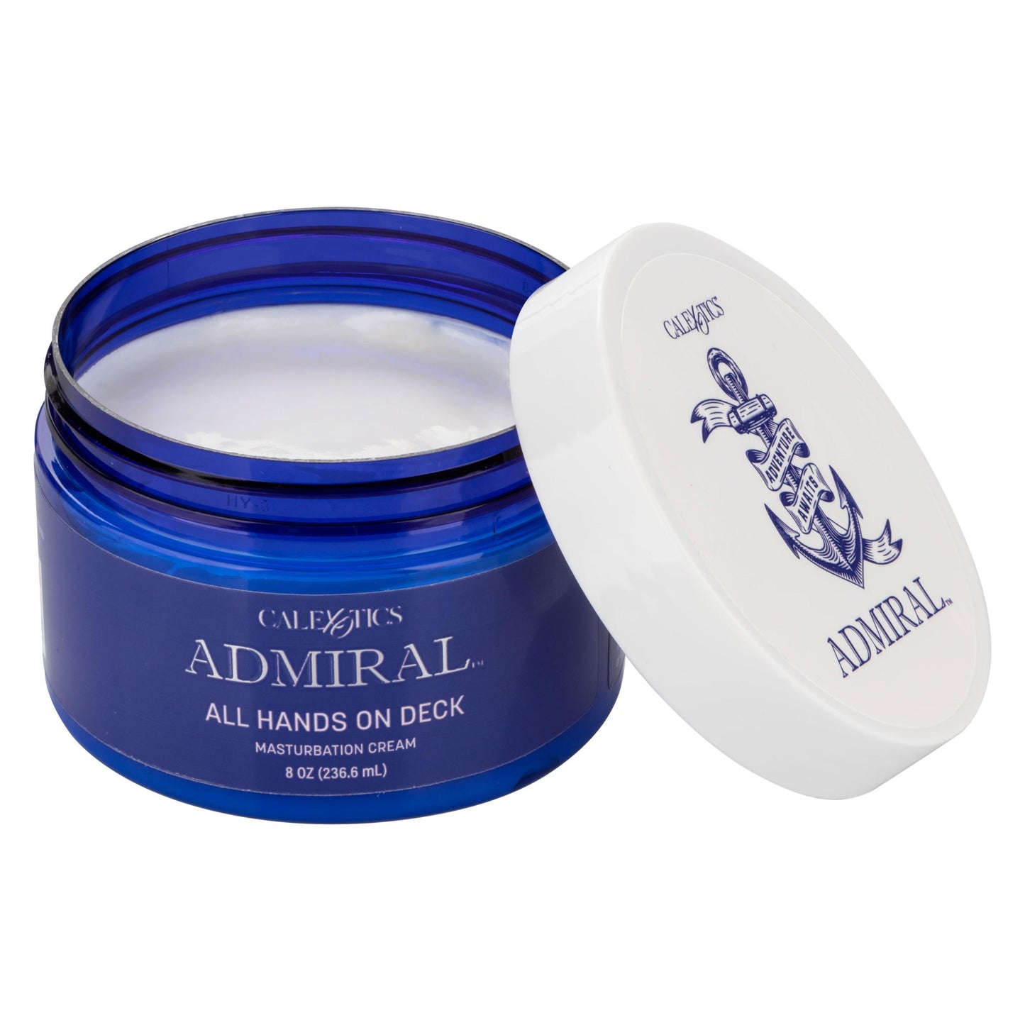 Admiral All Hands on Deck Masturbation Cream 8 Oz - Not Very Vanilla