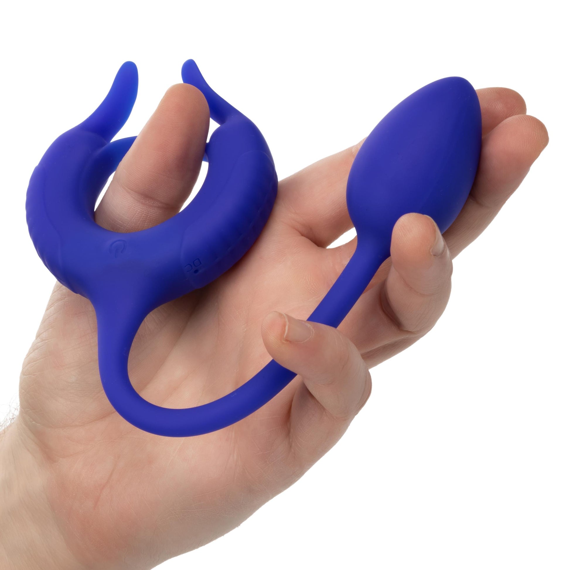 Admiral Plug and Play Weighted Cock Ring - Blue - Not Very Vanilla