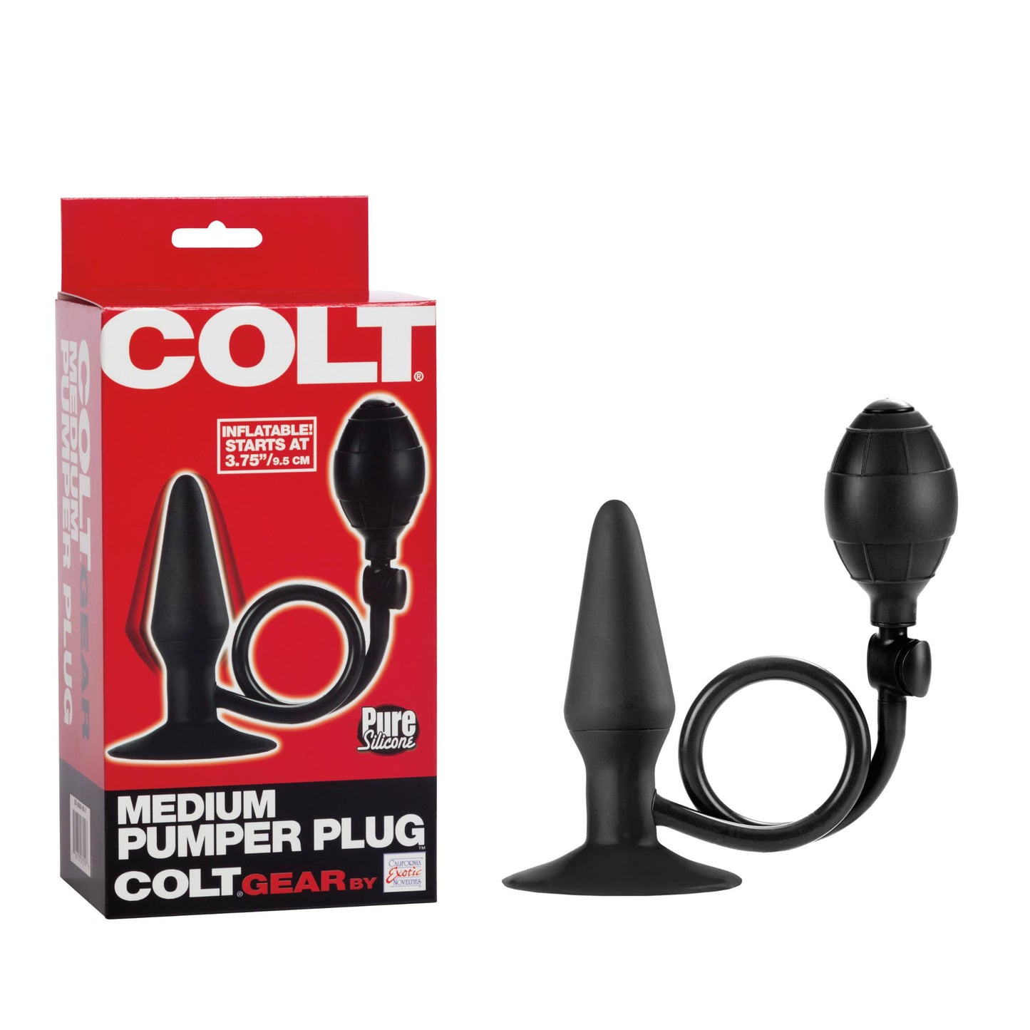 Colt Medium Pumper Plug - Black - Not Very Vanilla