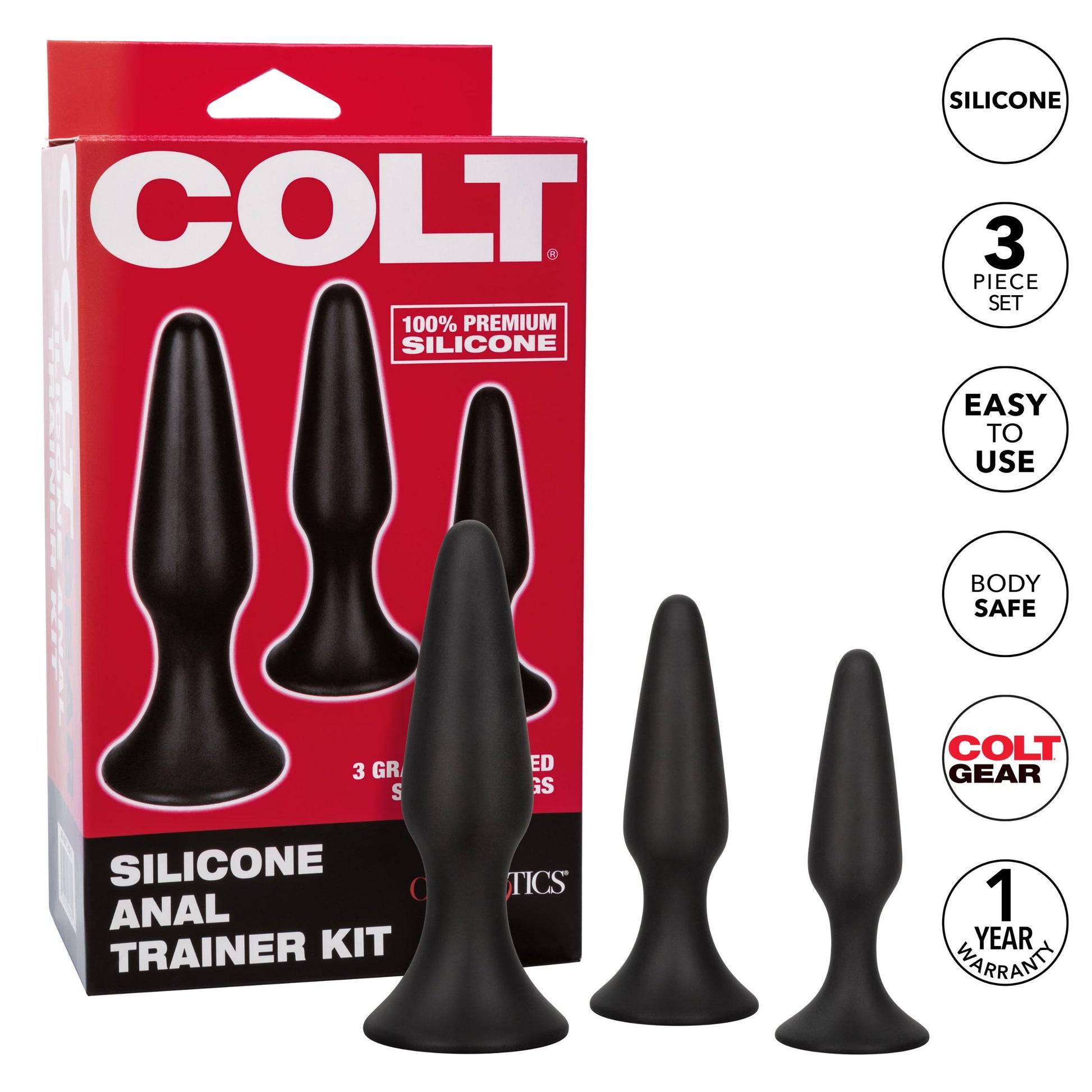 Colt Silicone Anal Trainer Kit - Not Very Vanilla