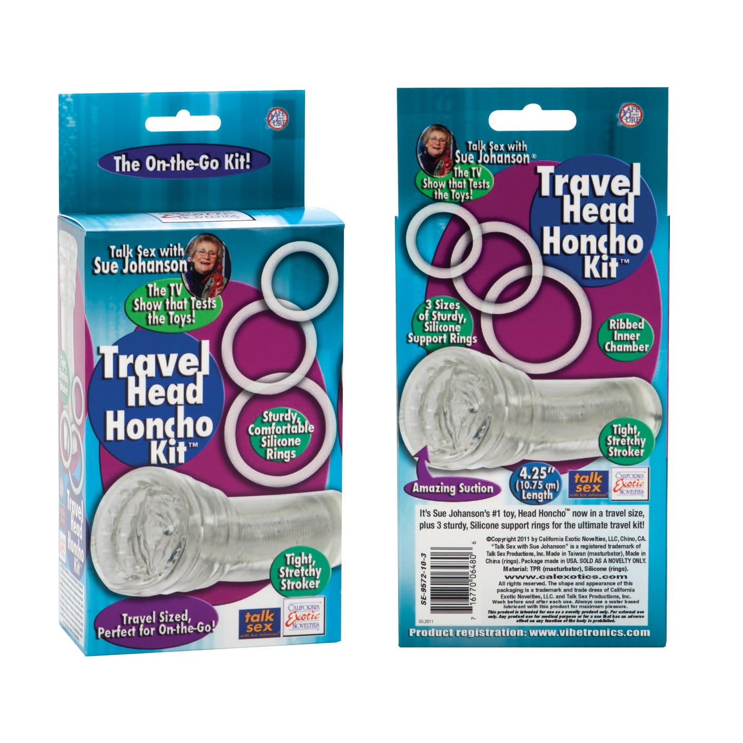 Sue Johansons Travel Head Honcho Kit - Not Very Vanilla